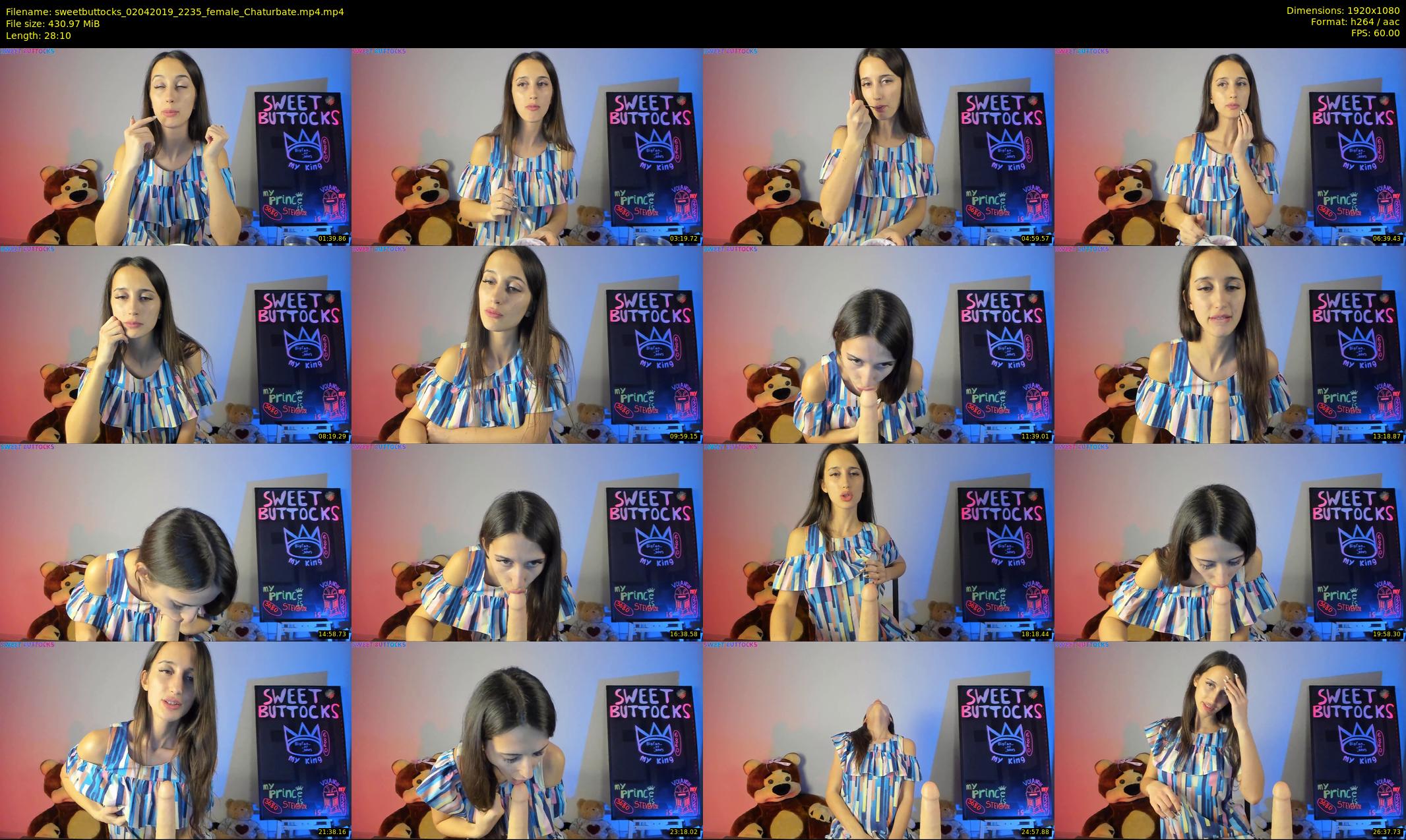 sweetbuttocks — 29 minute Chaturbate female cam show recording, 1080p, Apr 2, 2019