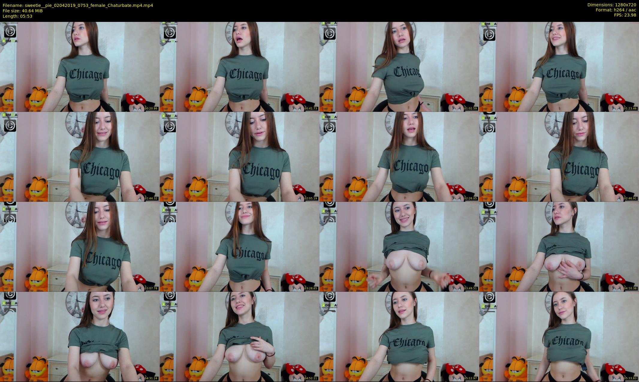 sweetie__pie — 6 minute Chaturbate female cam show recording, 720p, Apr 2, 2019