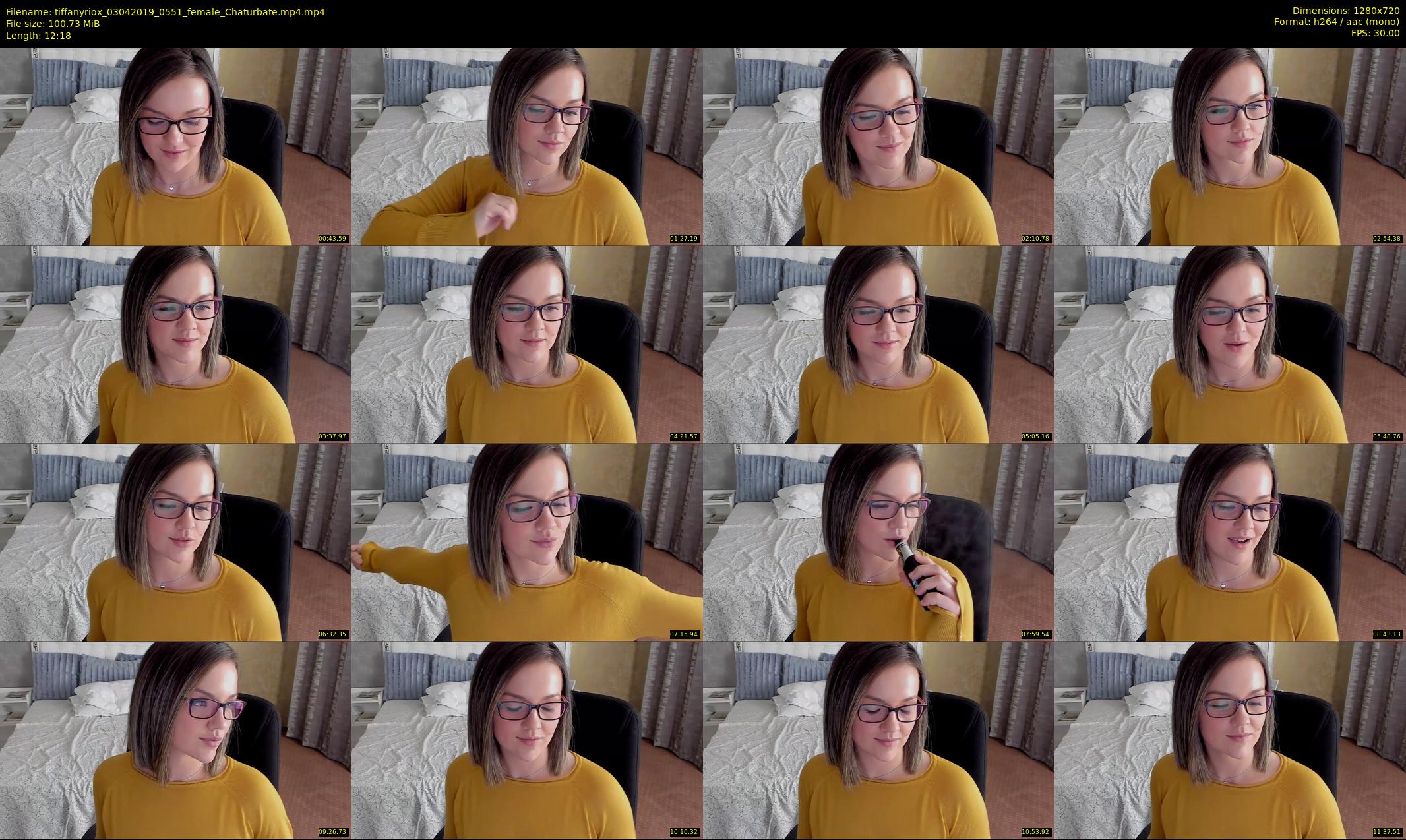 tiffanyriox — 13 minute Chaturbate female cam show recording, 720p, Apr 3, 2019