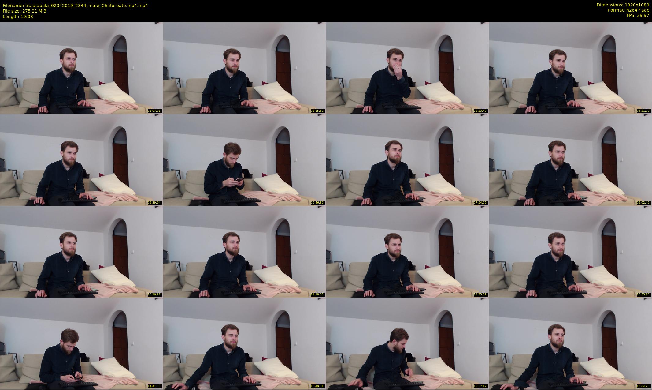 tralalabala — 20 minute Chaturbate male cam show recording, 1080p, Apr 2, 2019
