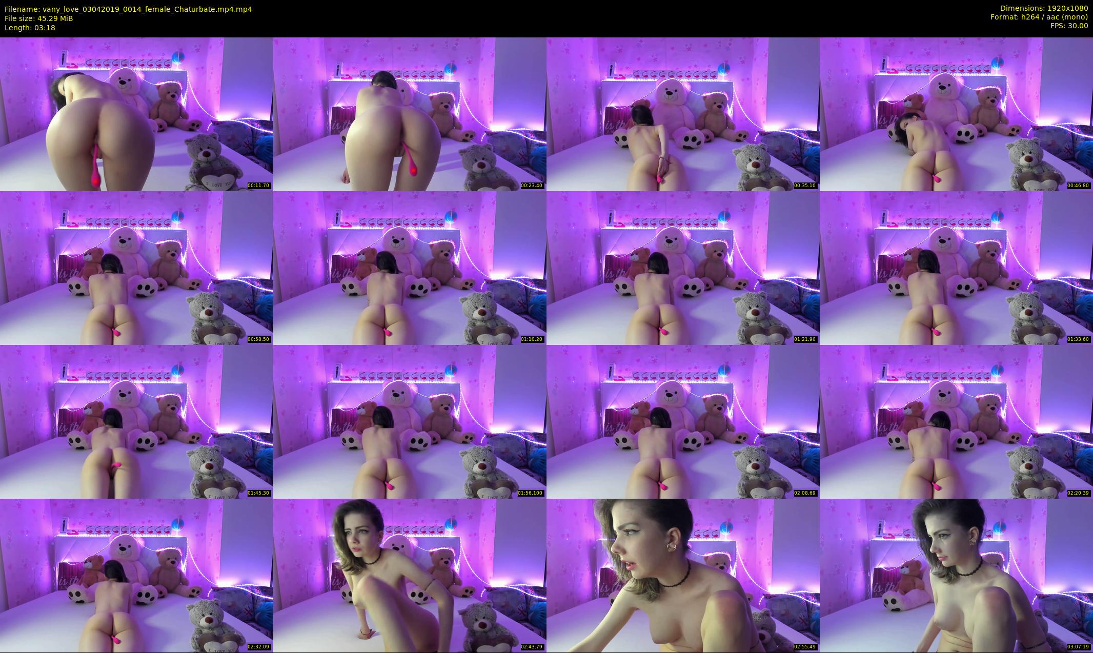 vany_love — 4 minute Chaturbate female cam show recording, 1080p, Apr 3, 2019
