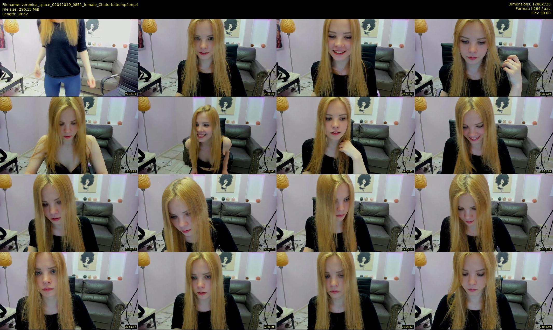 veronica_space — 39 minute Chaturbate female cam show recording, 720p, Apr 2, 2019