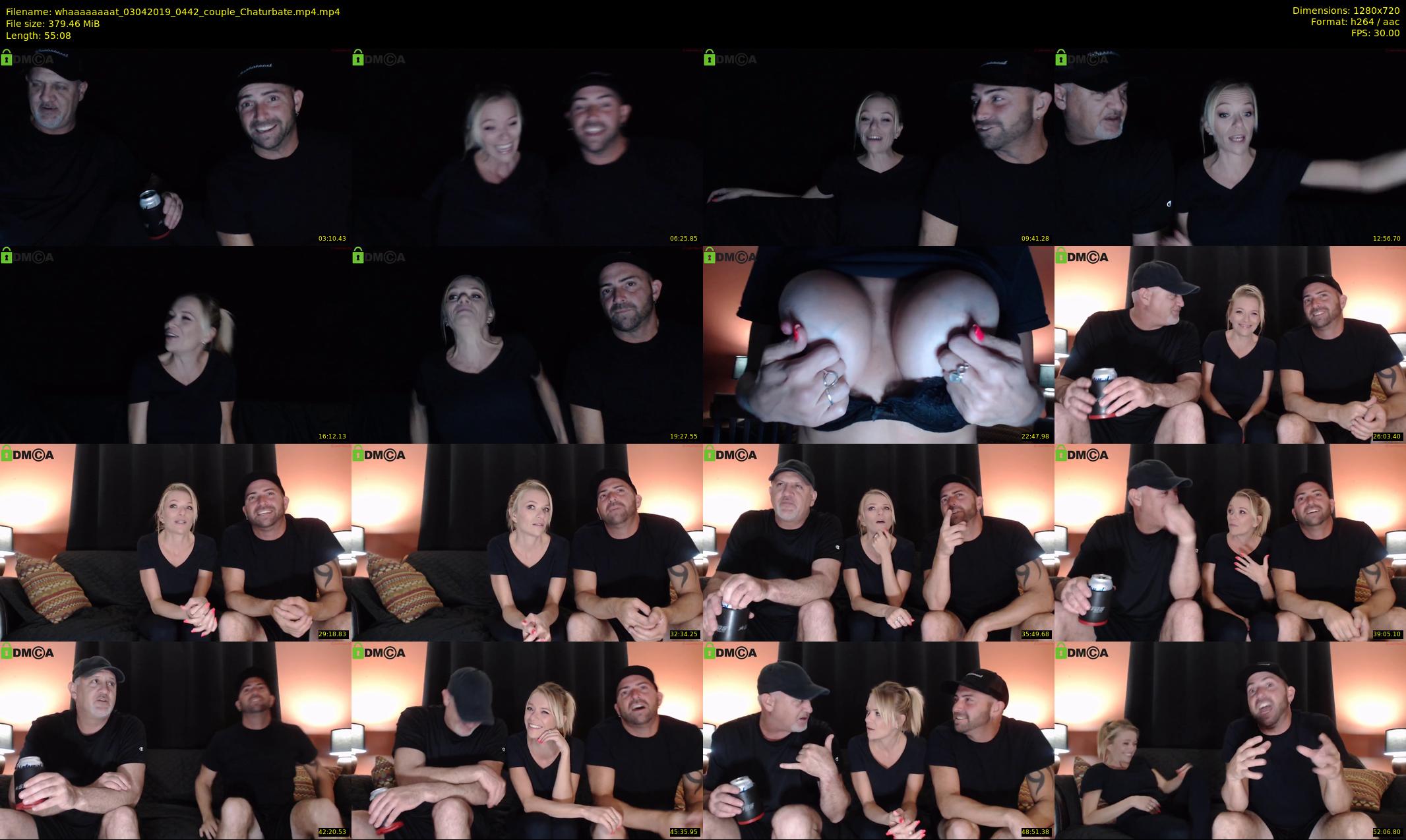 whaaaaaaaat — 56 minute Chaturbate couple cam show recording, 720p, Apr 3, 2019