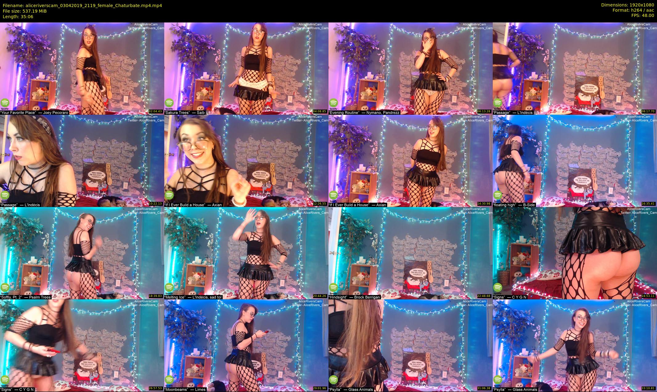 aliceriverscam — 36 minute Chaturbate female cam show recording, 1080p, Apr 3, 2019