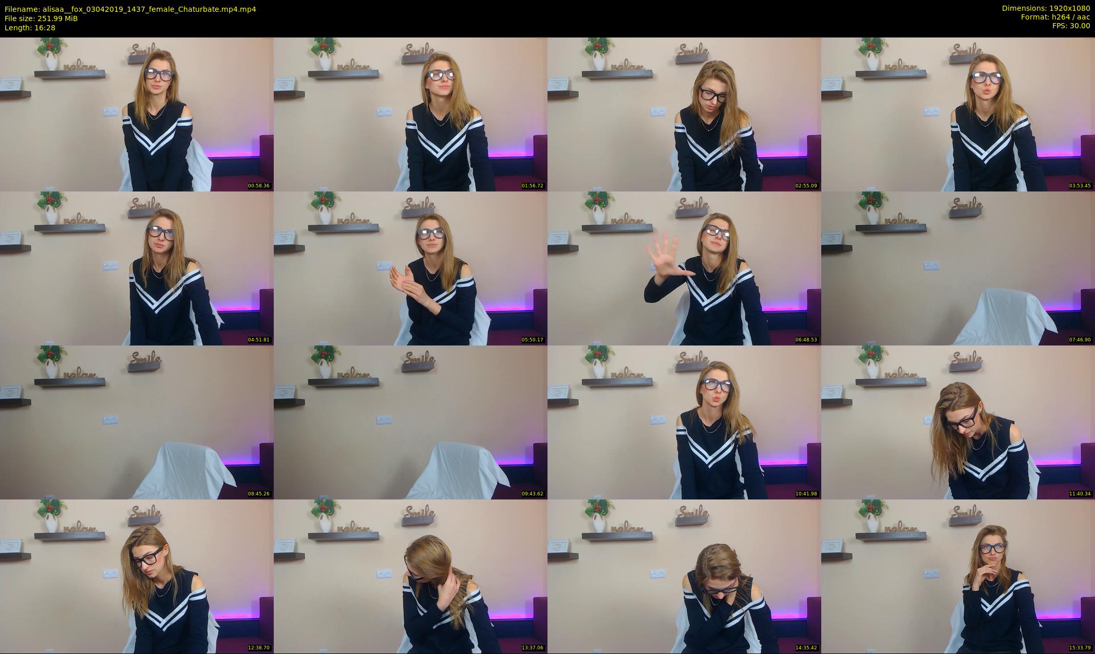alisaa__fox — 17 minute Chaturbate female cam show recording, 1080p, Apr 3, 2019