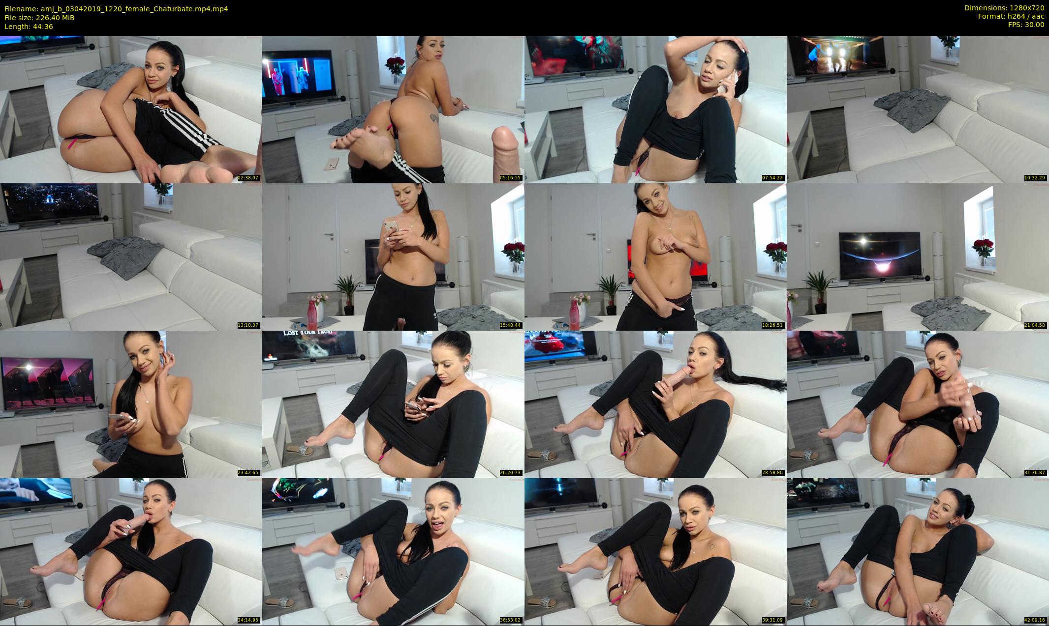 amj_b — 45 minute Chaturbate female cam show recording, 720p, Apr 3, 2019