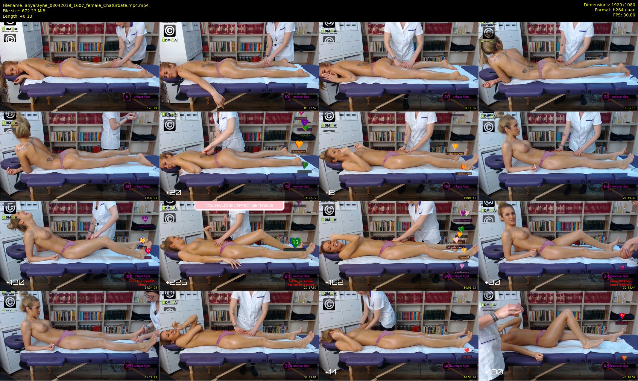 anyarayne — 47 minute Chaturbate female cam show recording, 1080p, Apr 3, 2019
