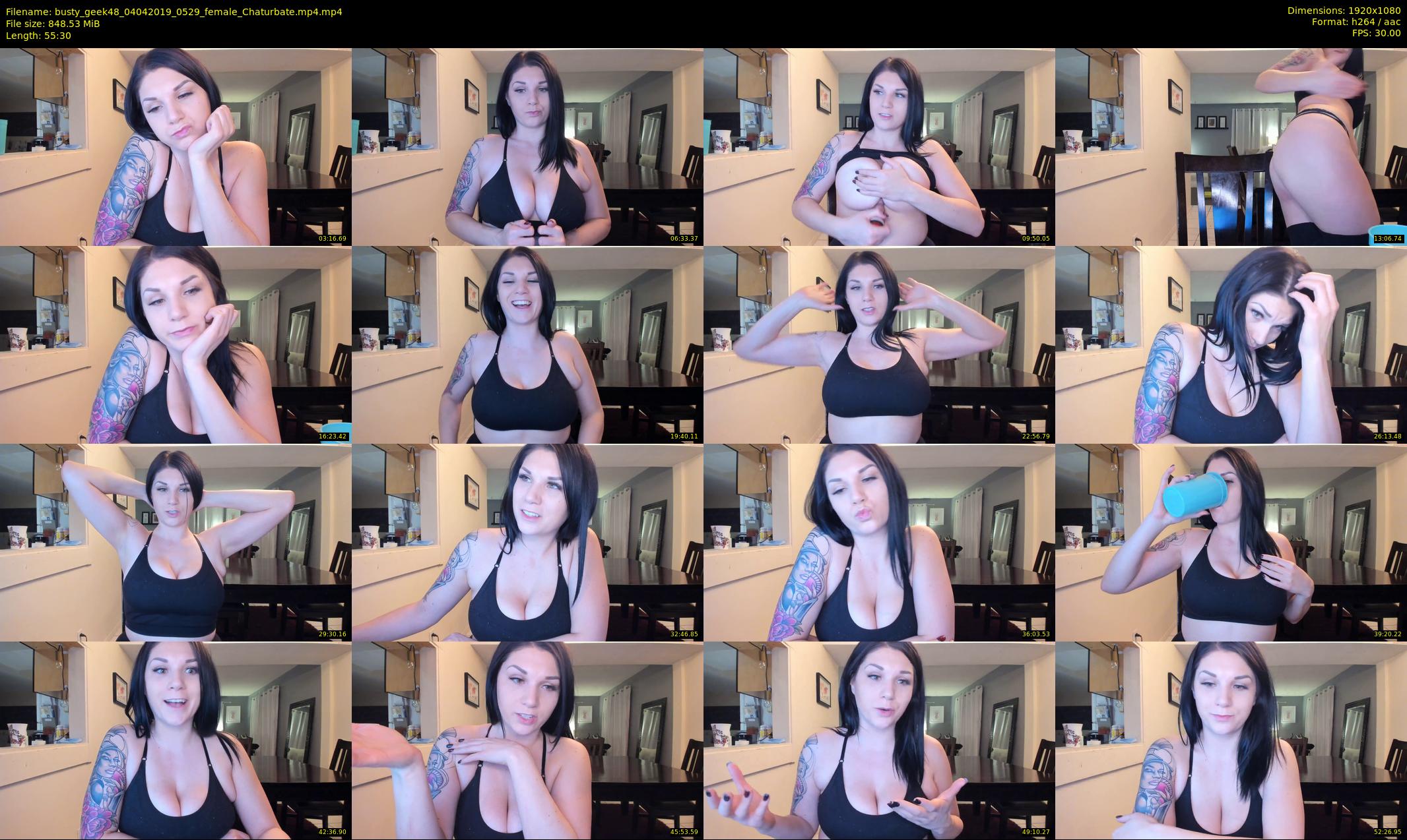 busty_geek48 — 56 minute Chaturbate female cam show recording, 1080p, Apr 4, 2019
