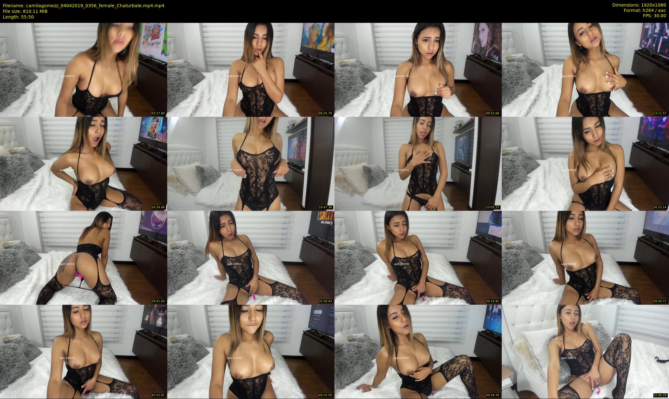 camilagomezz — 56 minute Chaturbate female cam show recording, 1080p, Apr 4, 2019