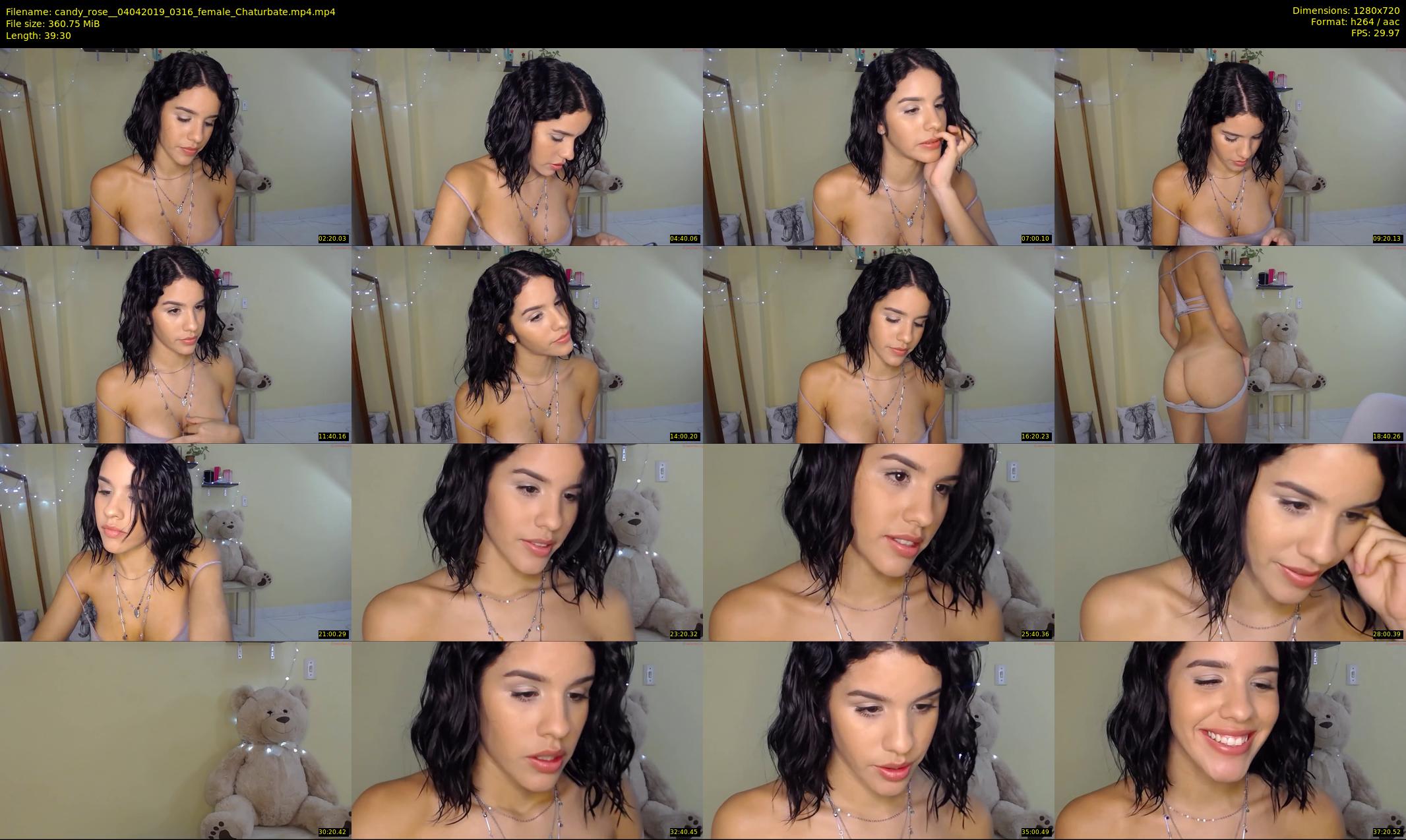 candy_rose_ — 40 minute Chaturbate female cam show recording, 720p, Apr 4, 2019