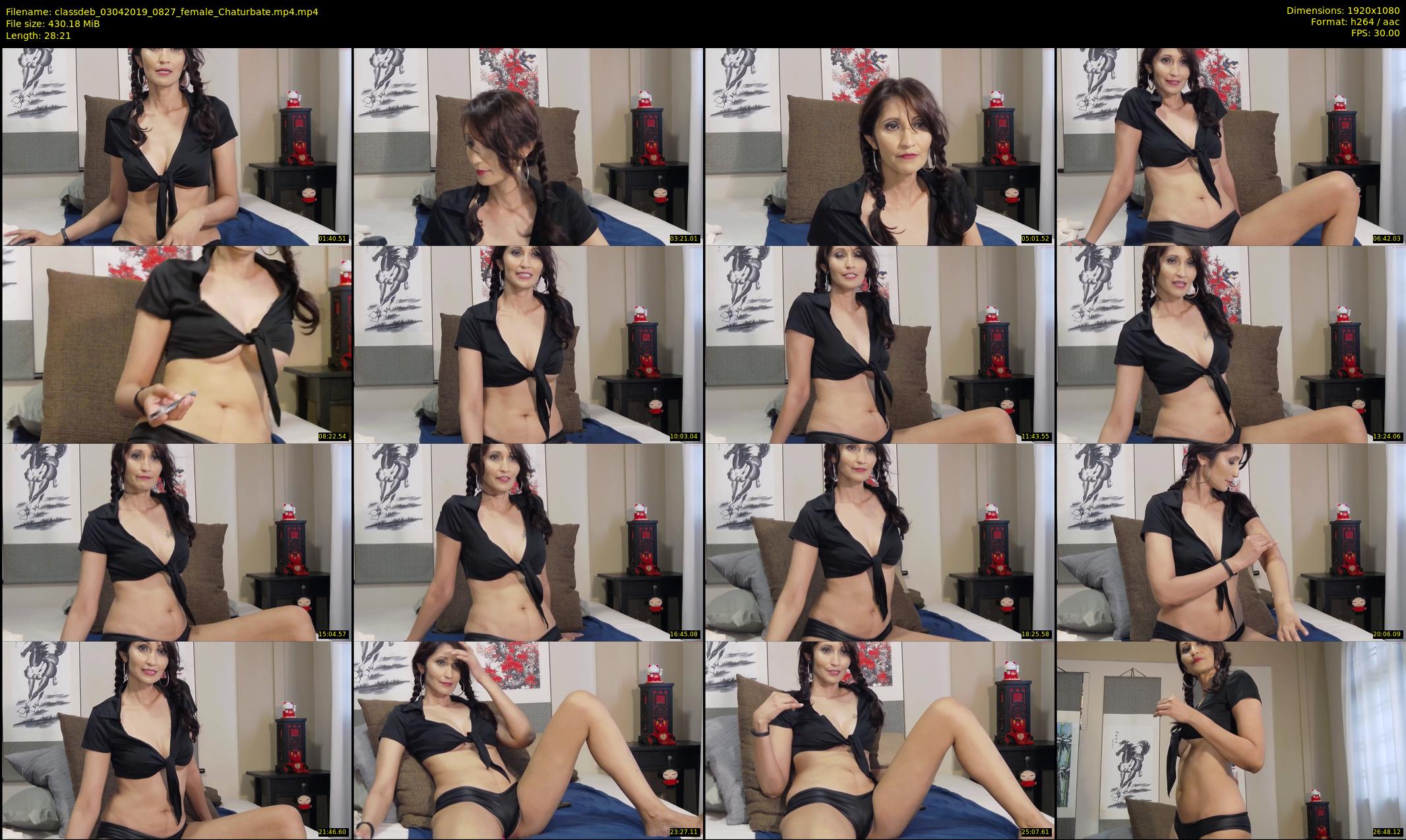classdeb — 29 minute Chaturbate female cam show recording, 1080p, Apr 3, 2019