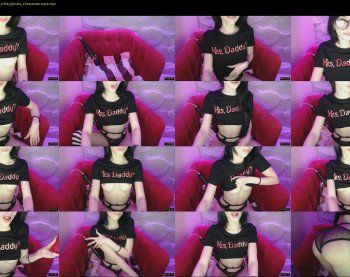 daaark_angel — 50 minute Chaturbate female cam show recording, 1080p, Apr 3, 2019