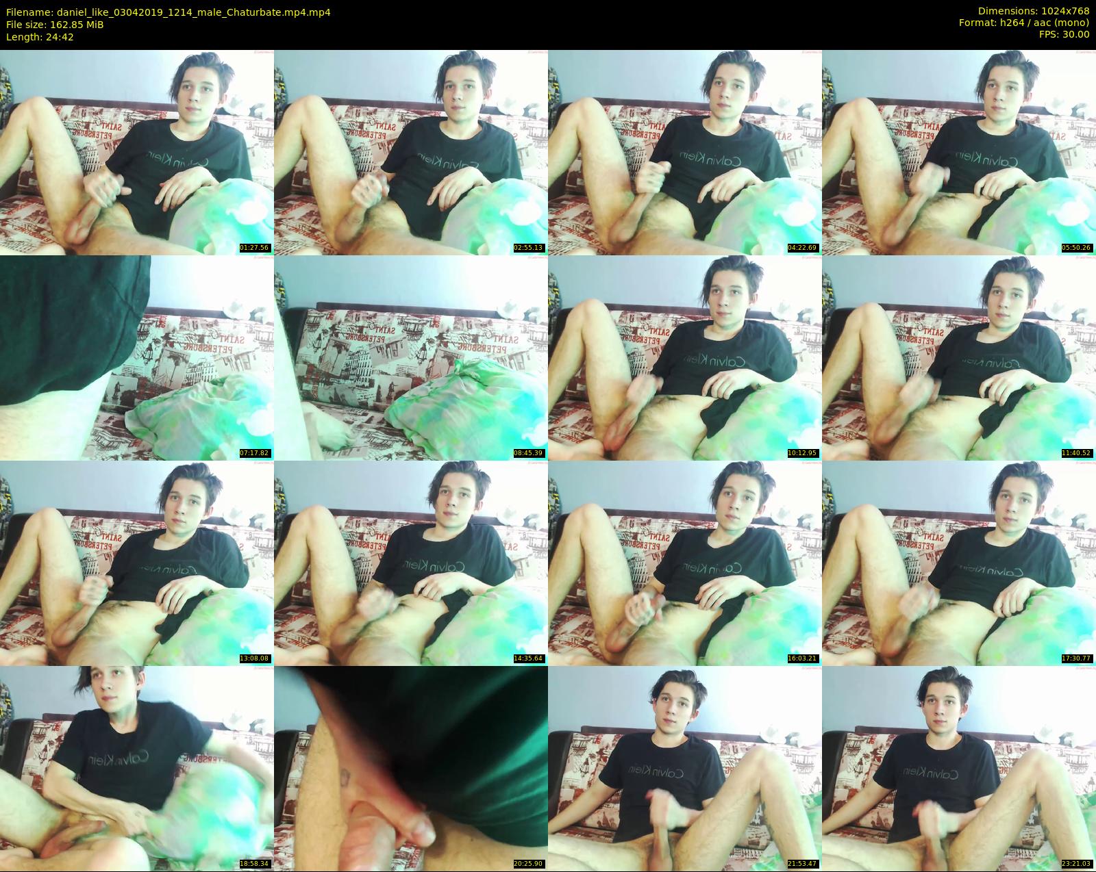 daniel_like — 25 minute Chaturbate male cam show recording, 720p, Apr 3, 2019