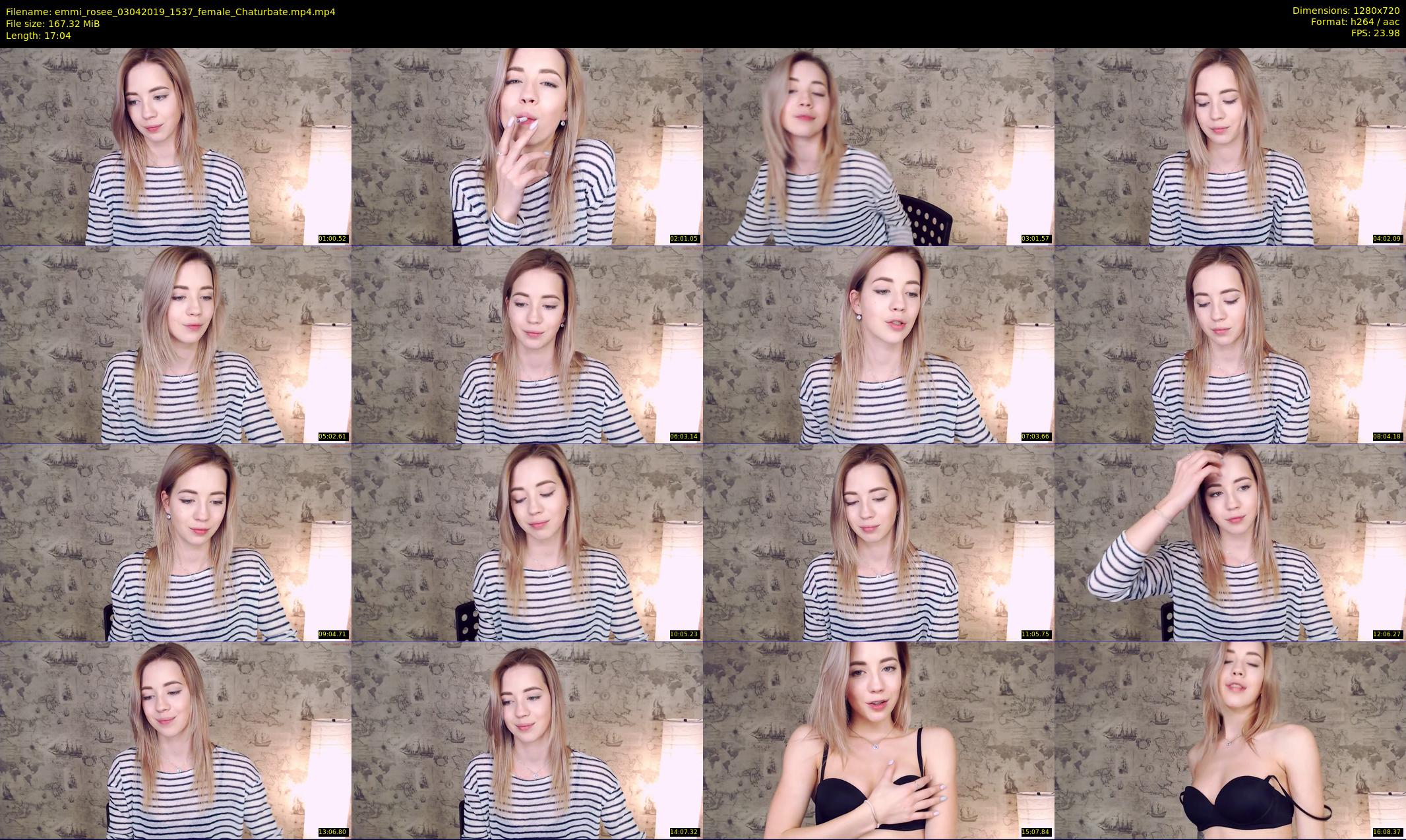 emmi_rosee — 18 minute Chaturbate female cam show recording, 720p, Apr 3, 2019