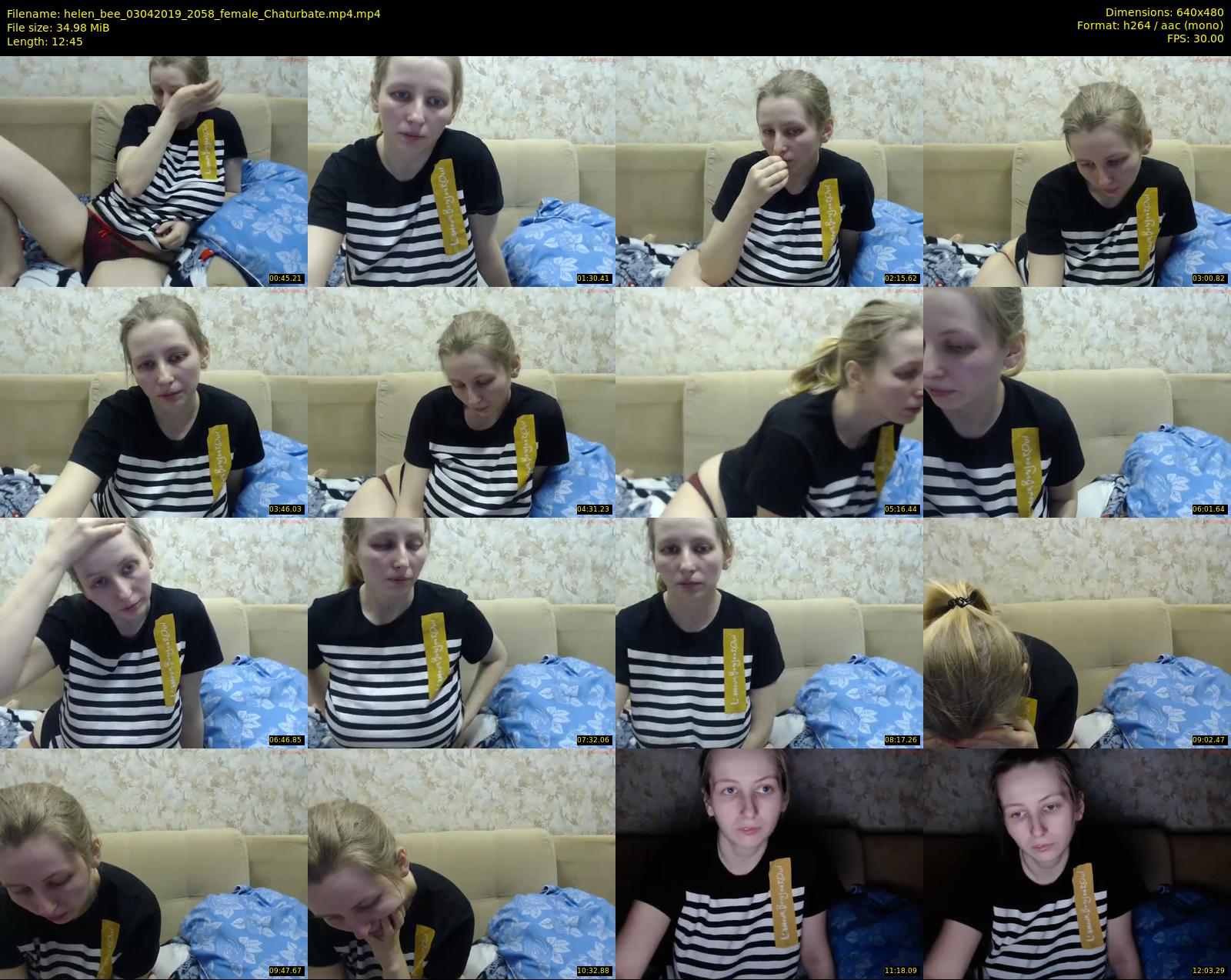 helen_bee — 13 minute Chaturbate female cam show recording, 480p, Apr 3, 2019