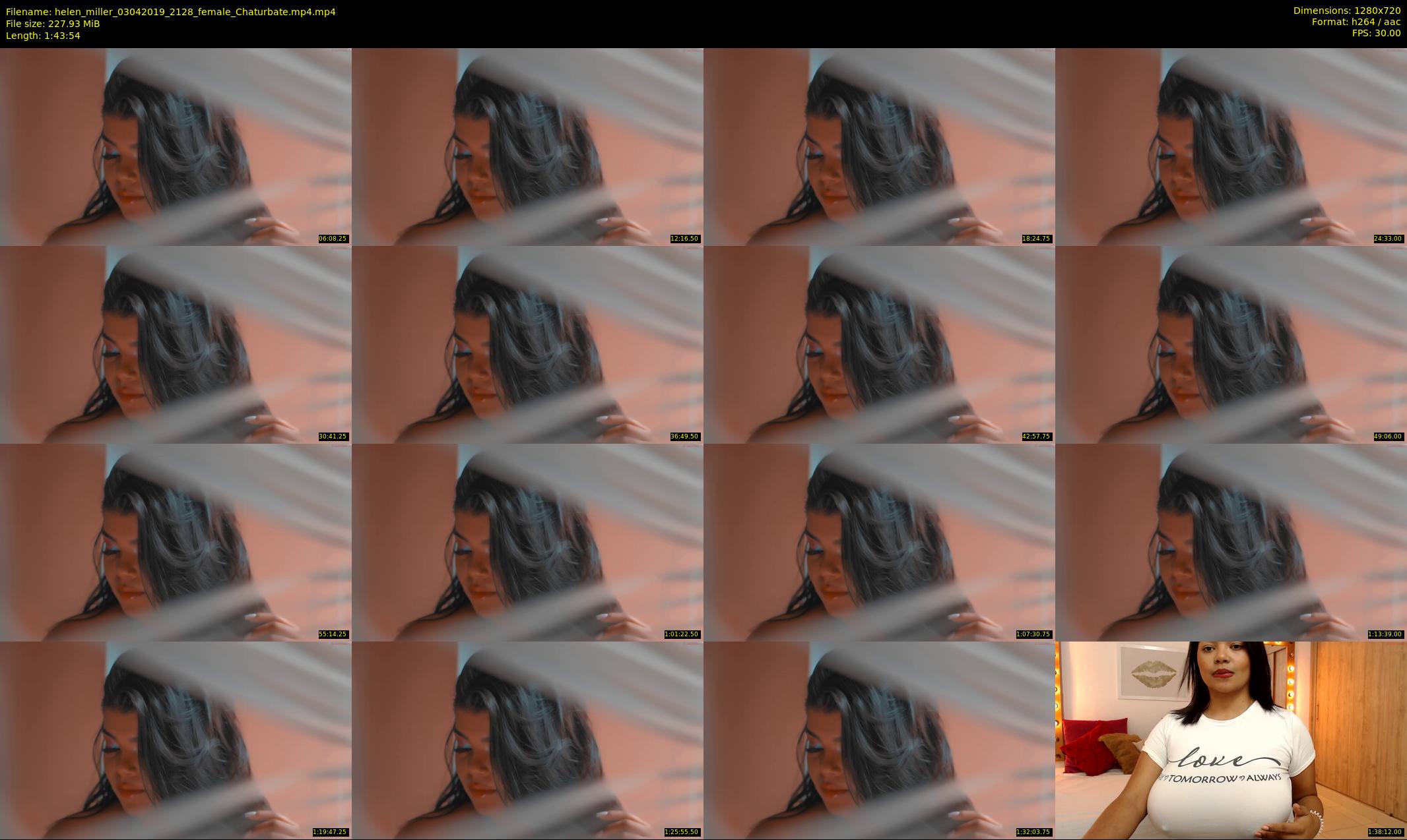 helen_miller — 104 minute Chaturbate female cam show recording, 720p, Apr 3, 2019