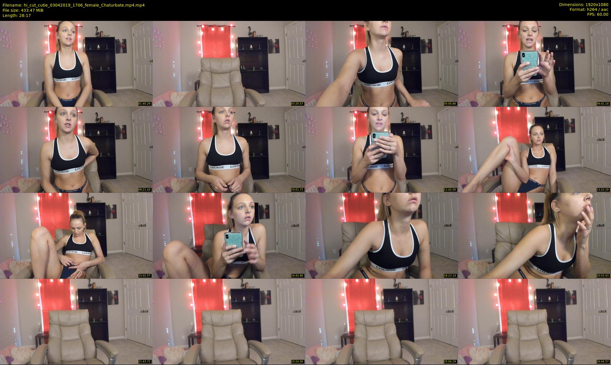 hi_cut_cutie — 29 minute Chaturbate female cam show recording, 1080p, Apr 3, 2019