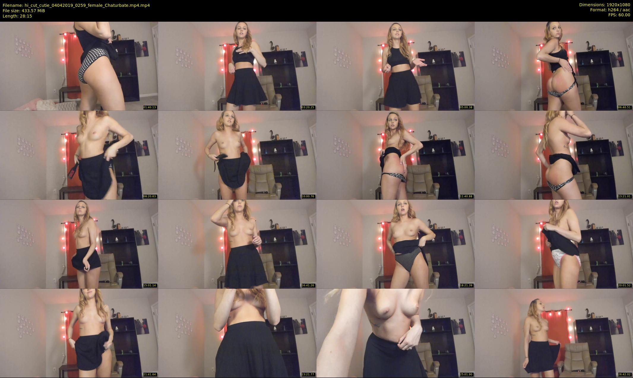 hi_cut_cutie — 29 minute Chaturbate female cam show recording, 1080p, Apr 4, 2019
