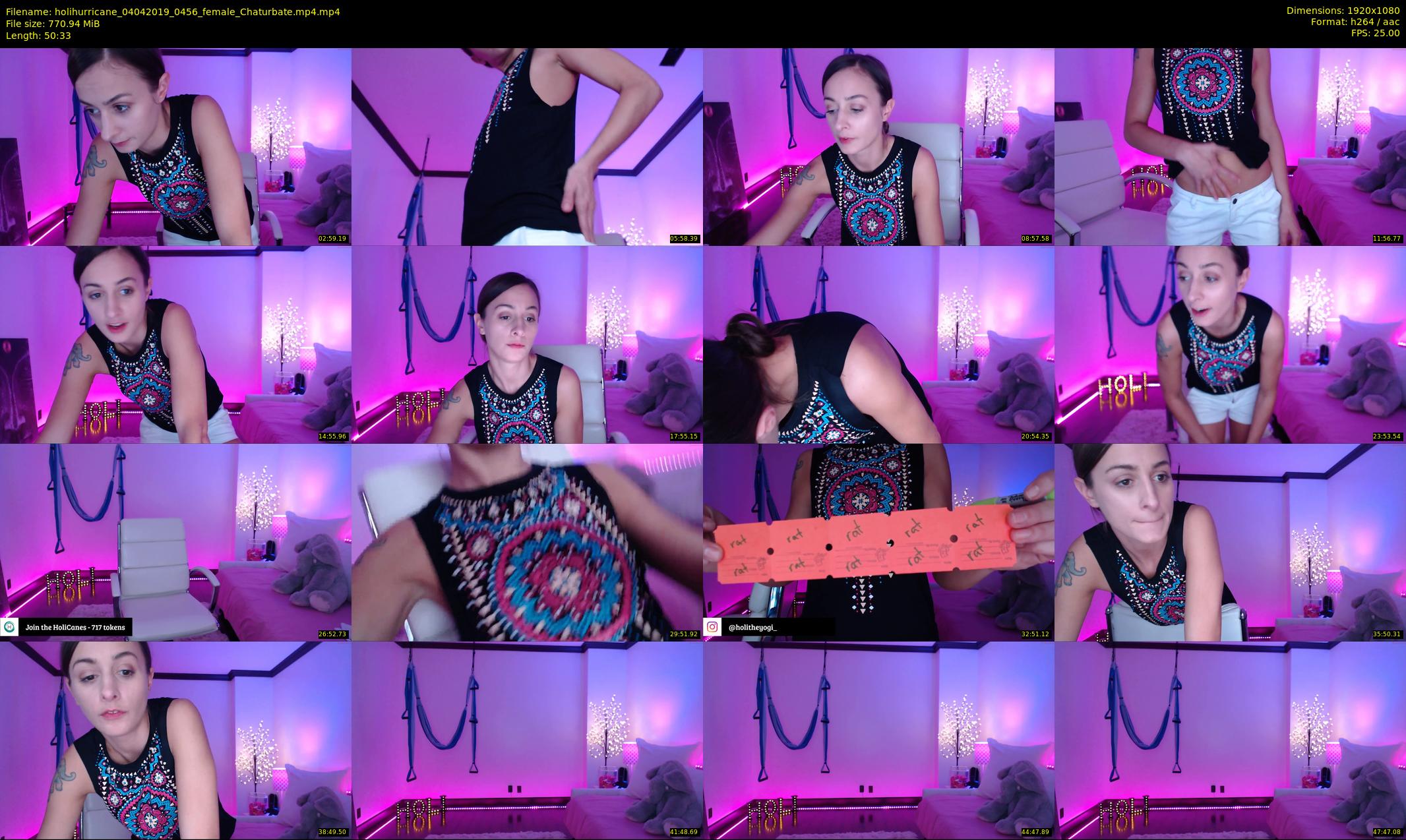 holihurricane — 51 minute Chaturbate female cam show recording, 1080p, Apr 4, 2019