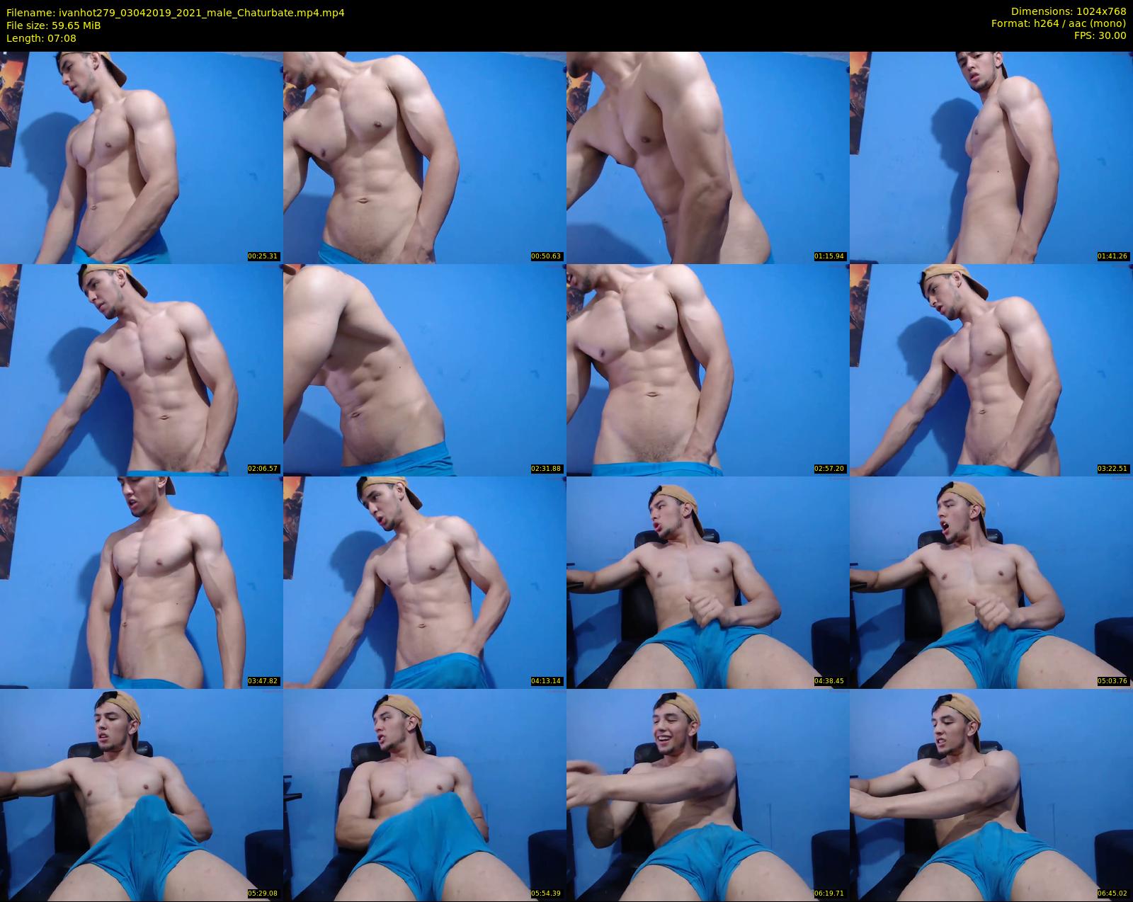 ivanhot279 — 8 minute Chaturbate male cam show recording, 720p, Apr 3, 2019