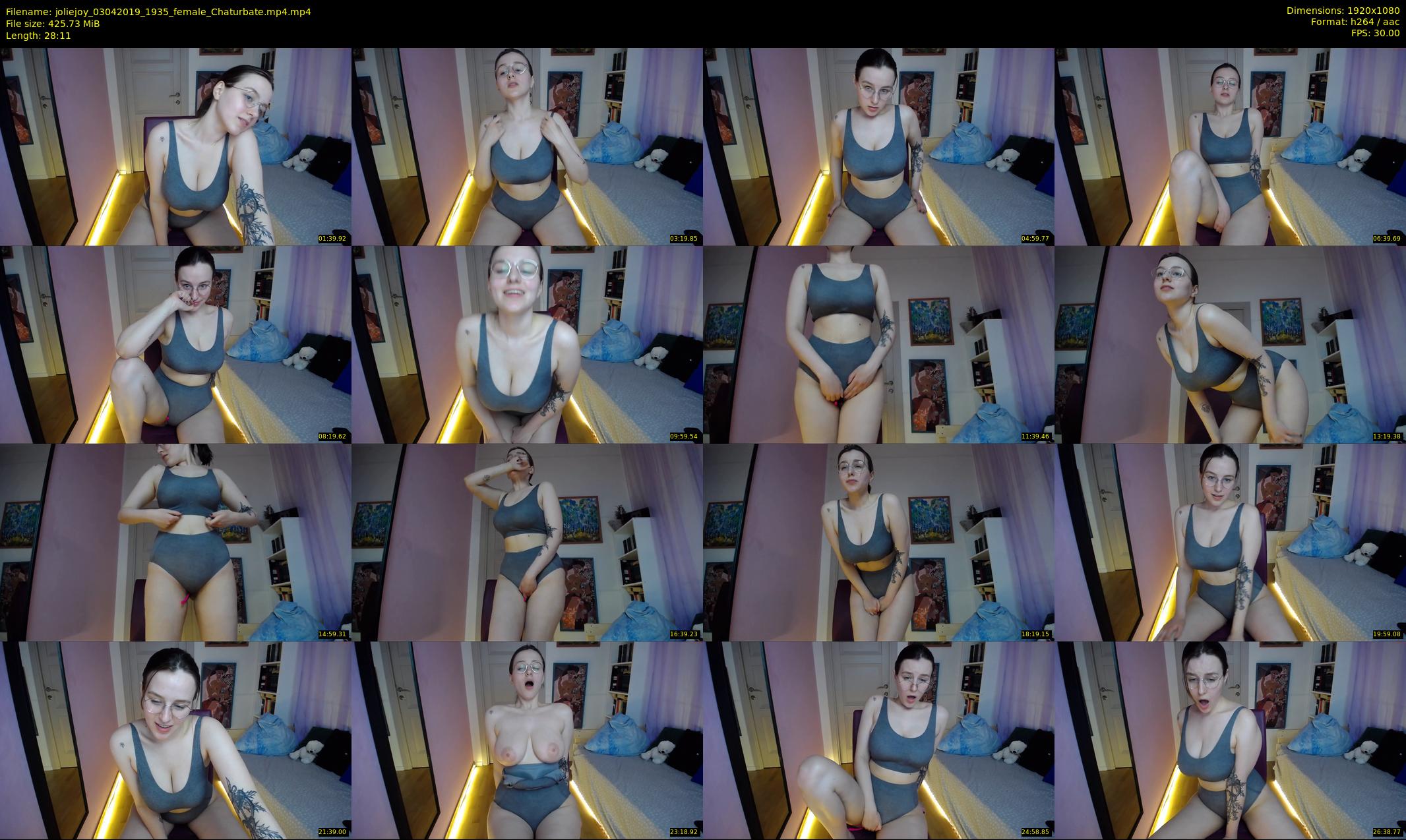 joliejoy — 29 minute Chaturbate female cam show recording, 1080p, Apr 3, 2019
