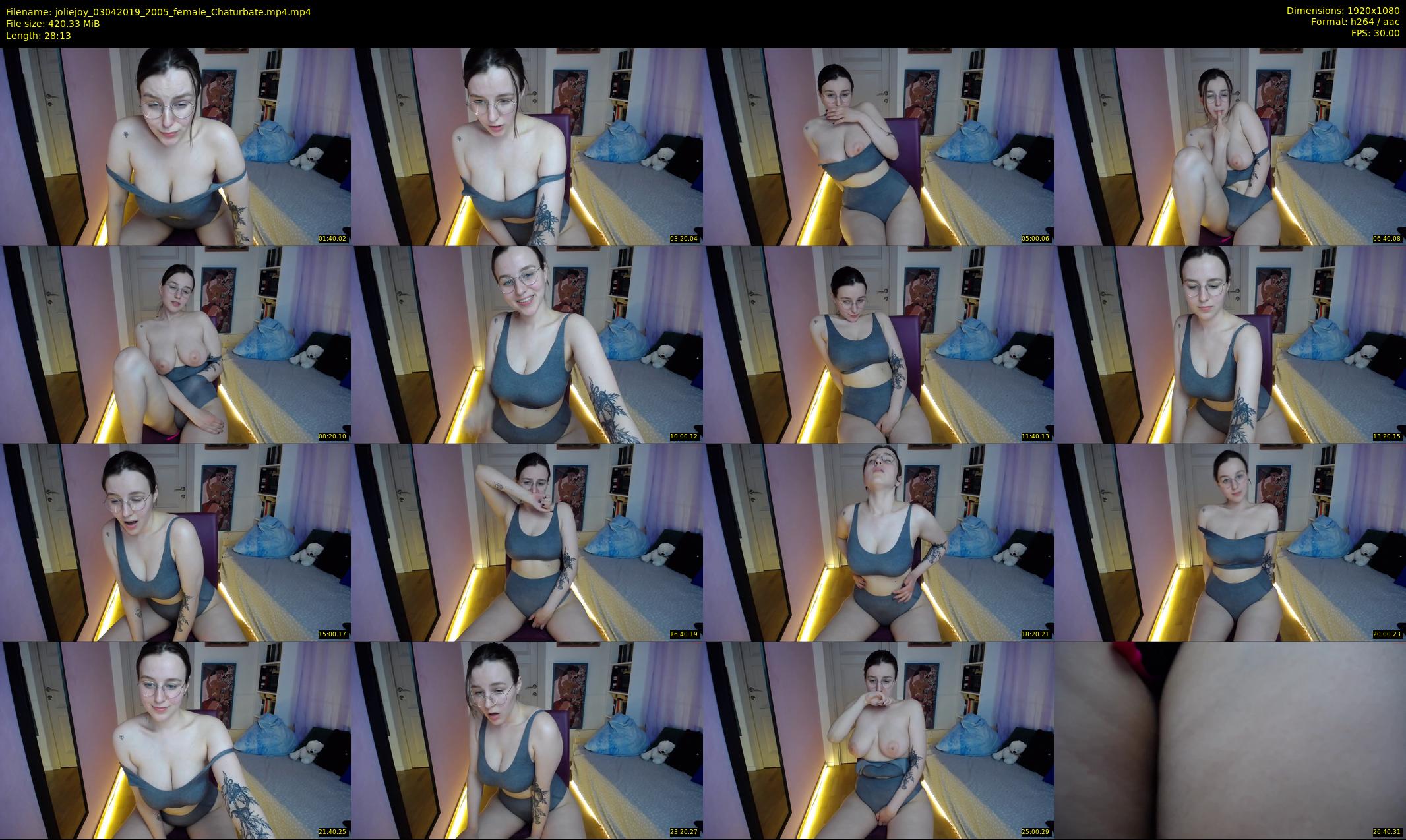 joliejoy — 29 minute Chaturbate female cam show recording, 1080p, Apr 3, 2019