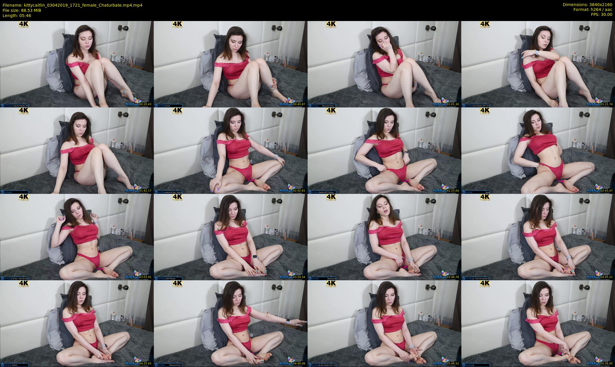 kittycaitlin — 6 minute Chaturbate female cam show recording, 4K, Apr 3, 2019