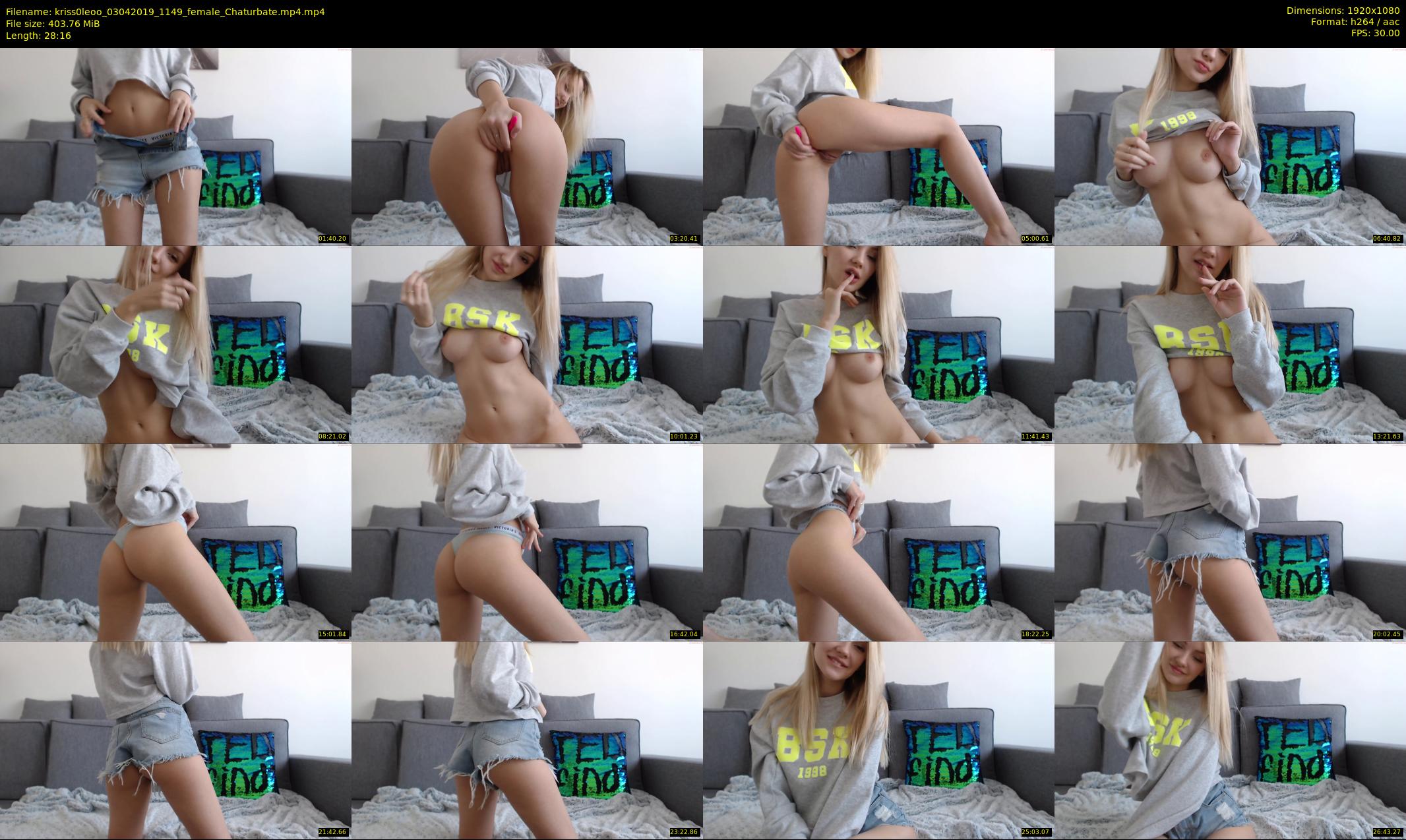 kriss0leoo — 29 minute Chaturbate couple cam show recording, 1080p, Apr 3, 2019