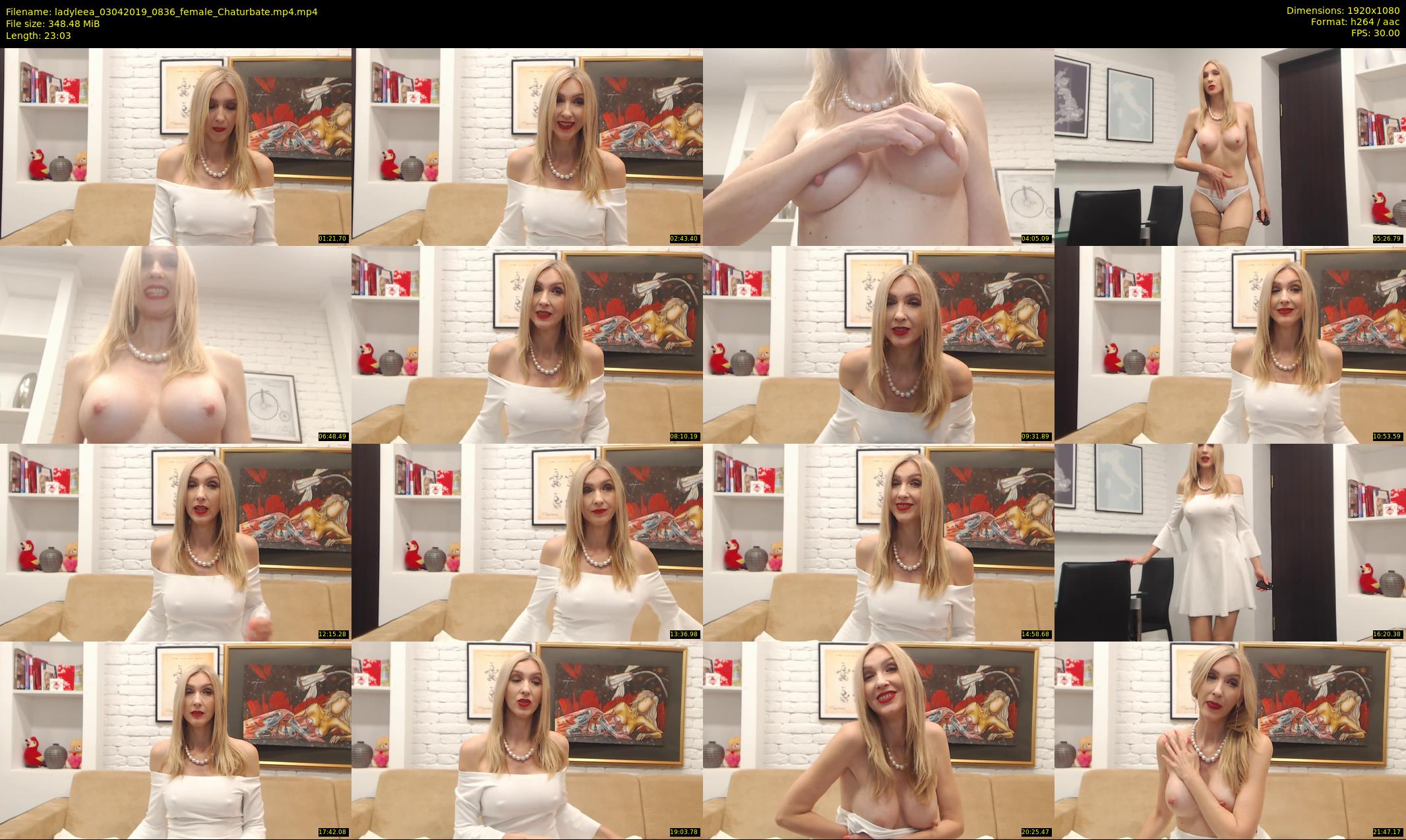 ladyleea — 24 minute Chaturbate female cam show recording, 1080p, Apr 3, 2019