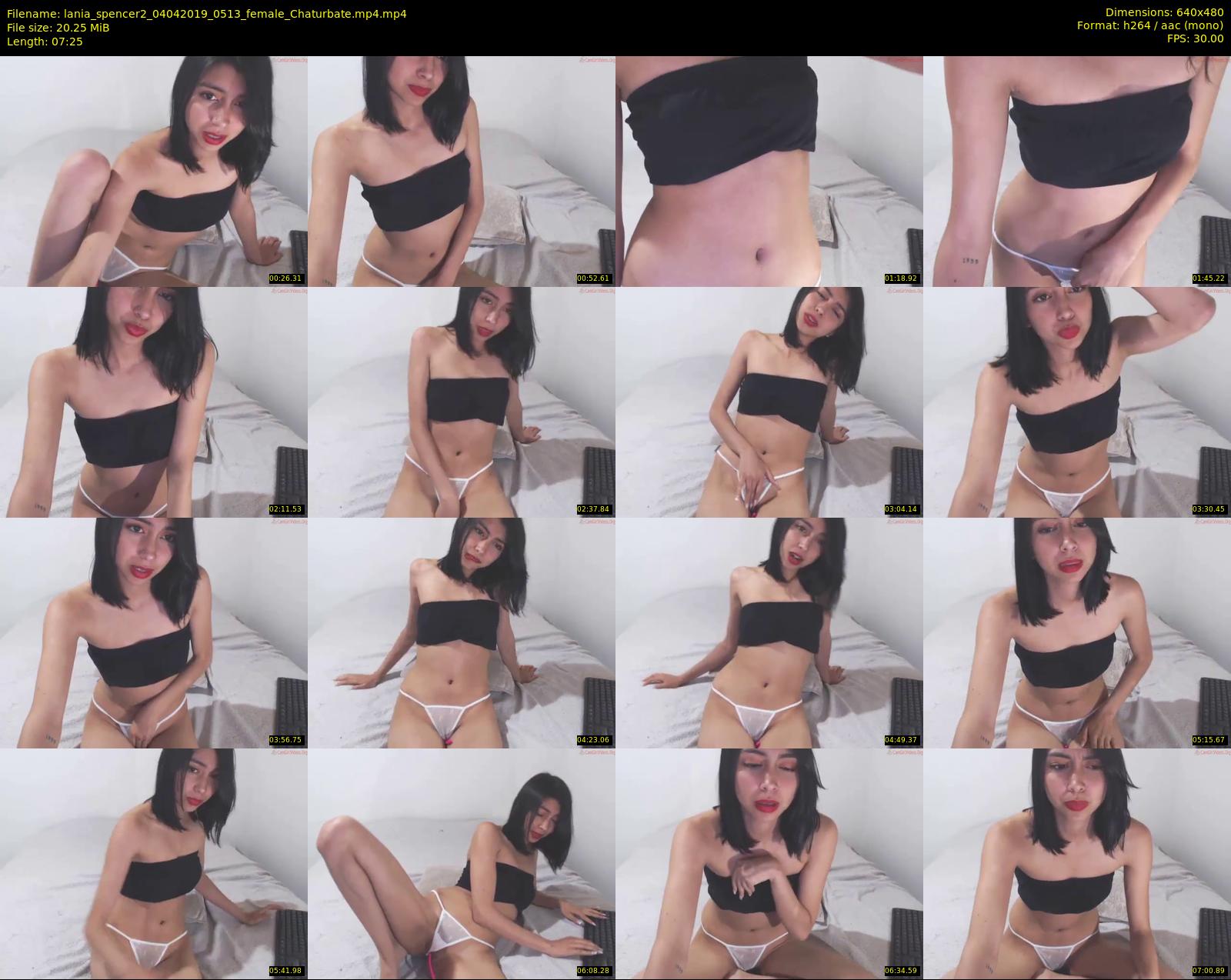 lania_spencer2 — 8 minute Chaturbate female cam show recording, 480p, Apr 4, 2019