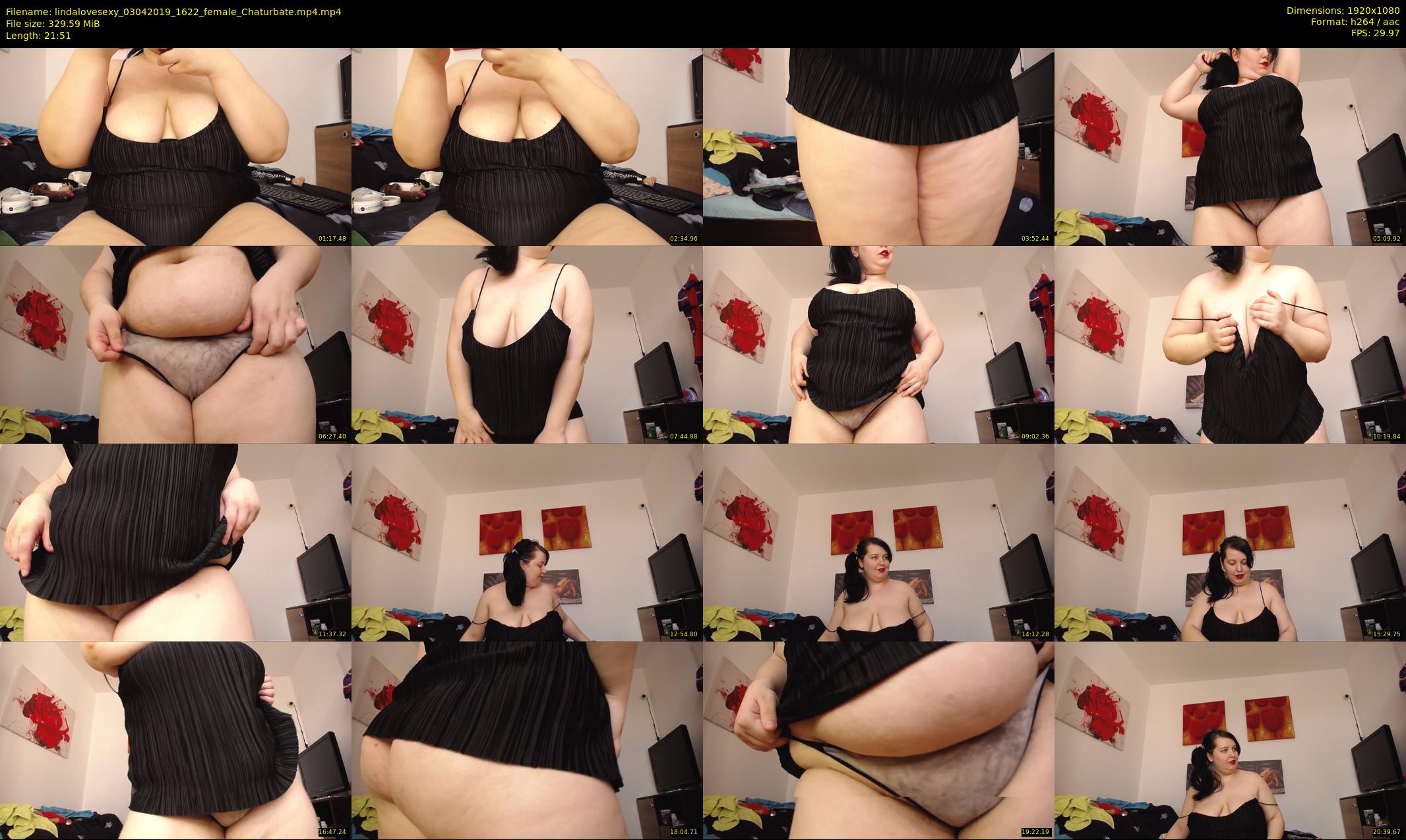 lindalovesexy — 22 minute Chaturbate female cam show recording, 1080p, Apr 3, 2019