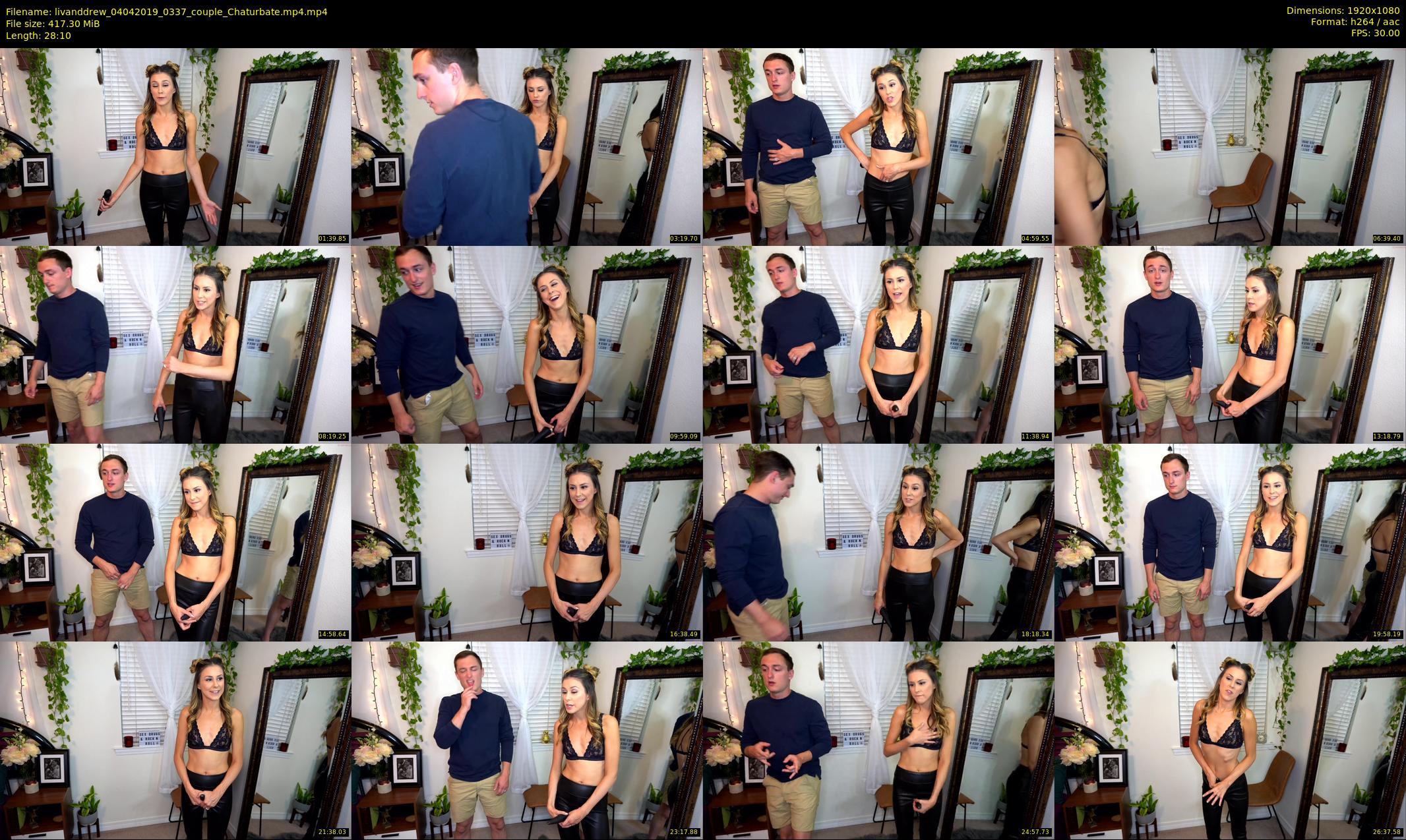 livanddrew — 29 minute Chaturbate couple cam show recording, 1080p, Apr 4, 2019