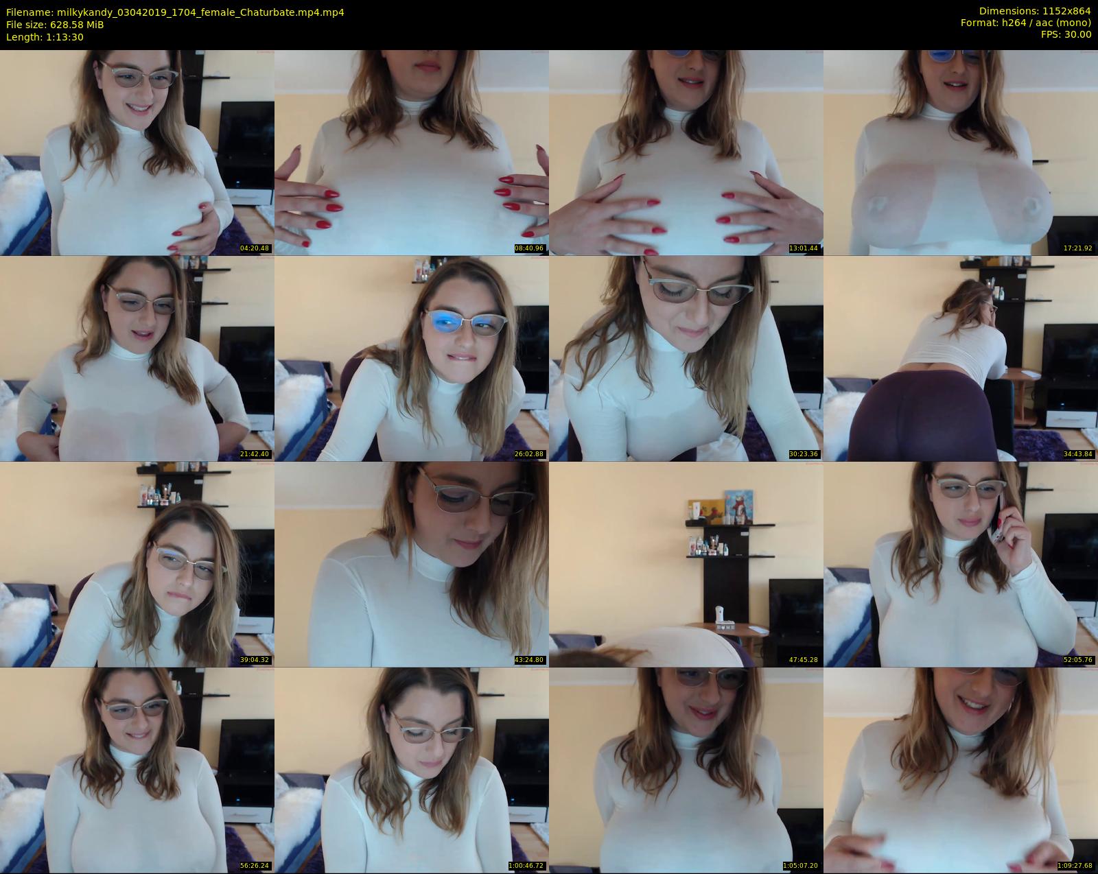 milkykandy — 74 minute Chaturbate female cam show recording, 720p, Apr 3, 2019