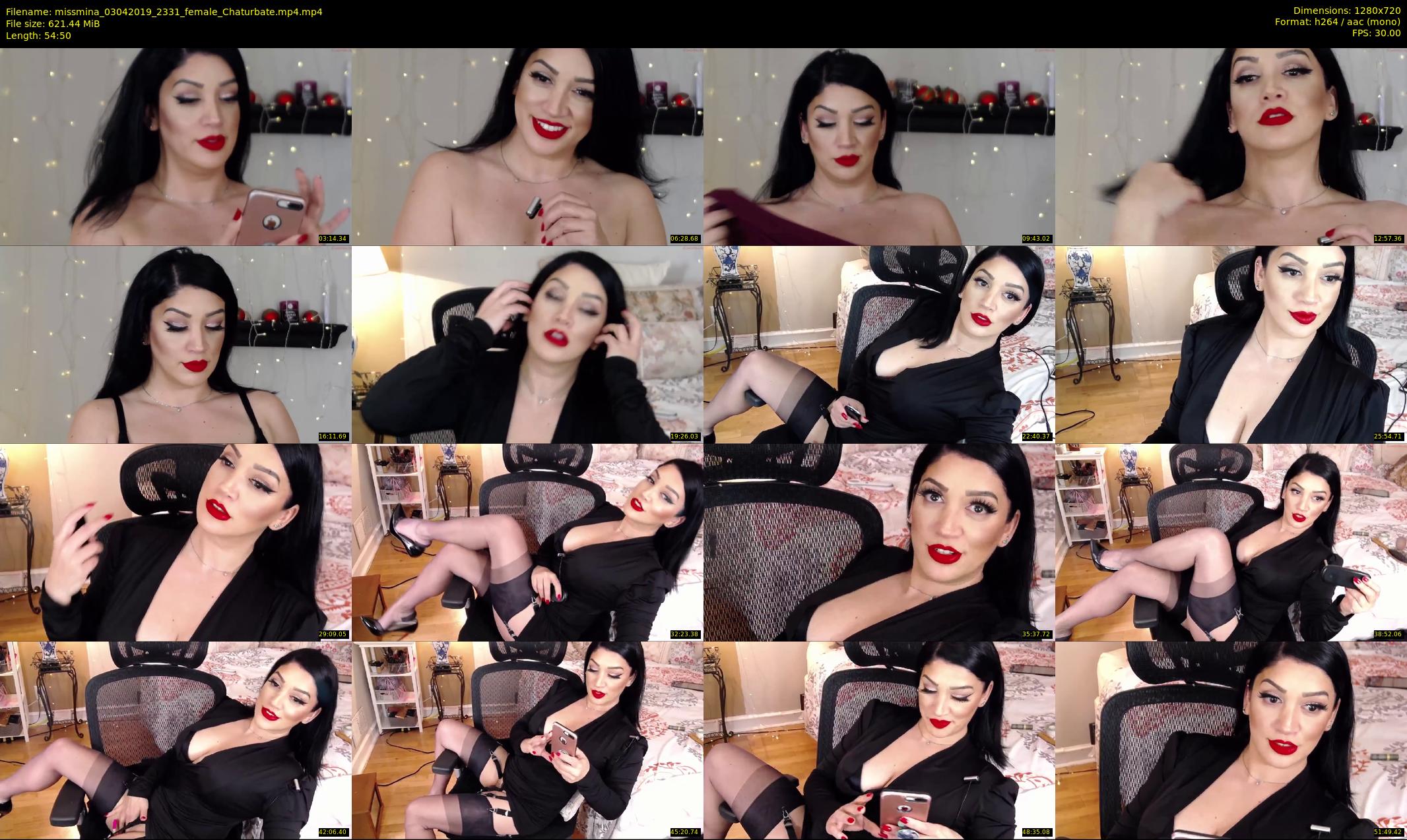 missmina — 55 minute Chaturbate female cam show recording, 720p, Apr 3, 2019