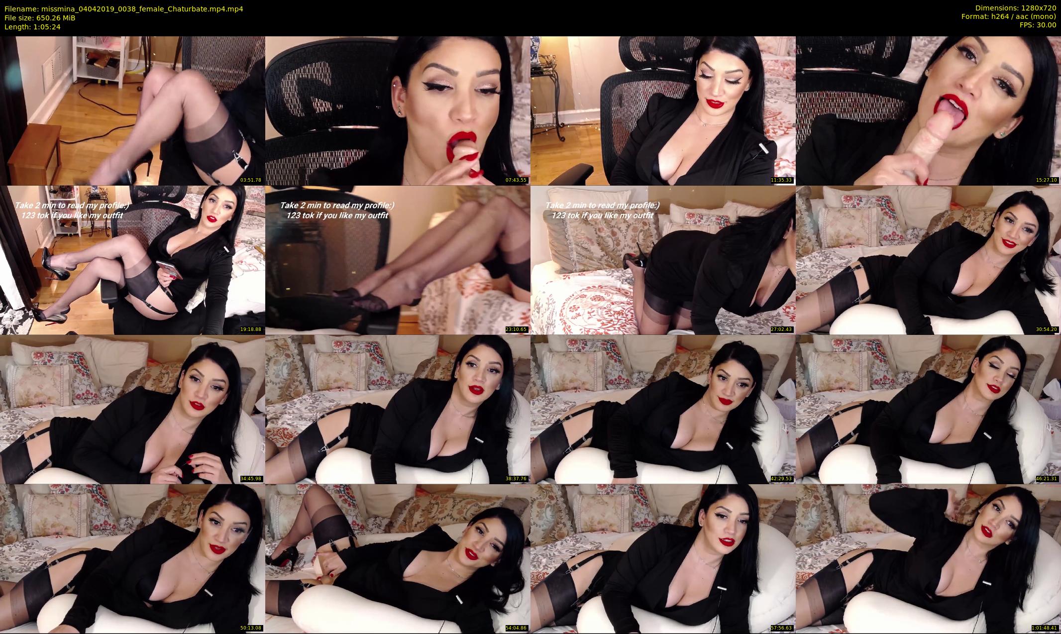 missmina — 66 minute Chaturbate female cam show recording, 720p, Apr 4, 2019