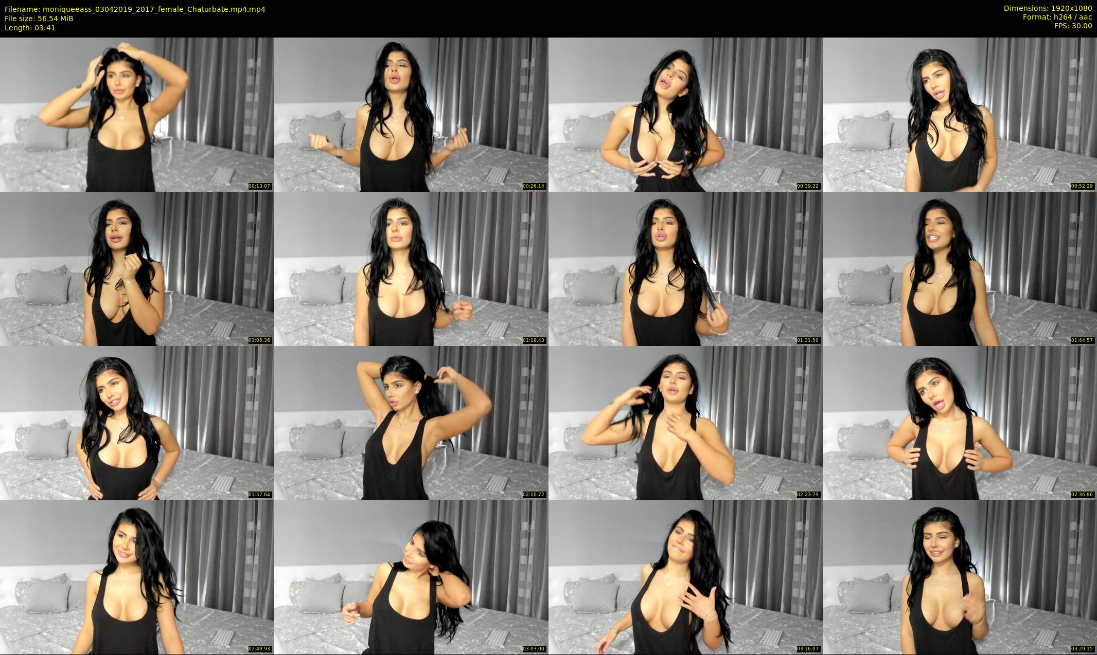 moniqueeass — 4 minute Chaturbate female cam show recording, 1080p, Apr 3, 2019
