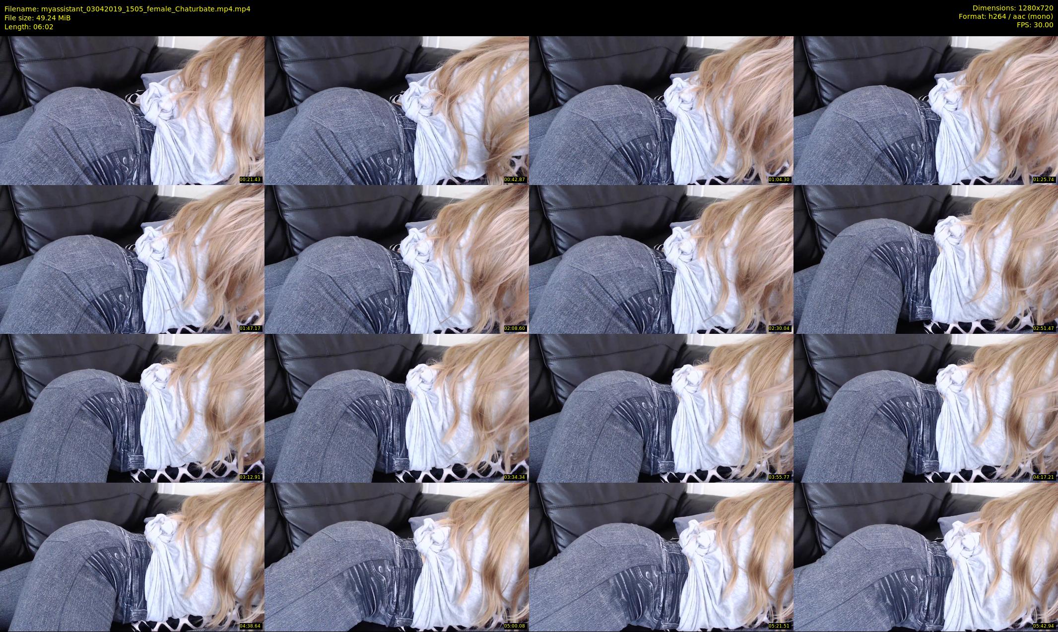 myassistant — 7 minute Chaturbate female cam show recording, 720p, Apr 3, 2019