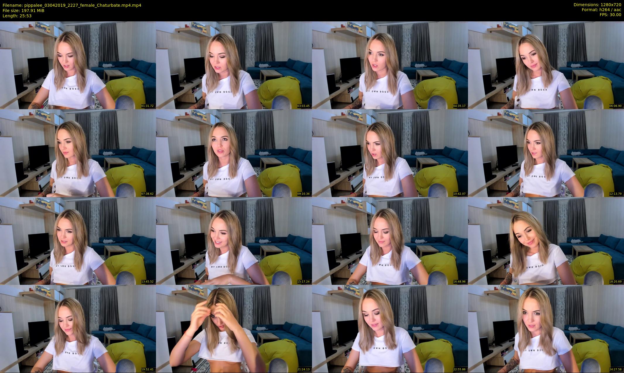 pippalee — 26 minute Chaturbate female cam show recording, 720p, Apr 3, 2019