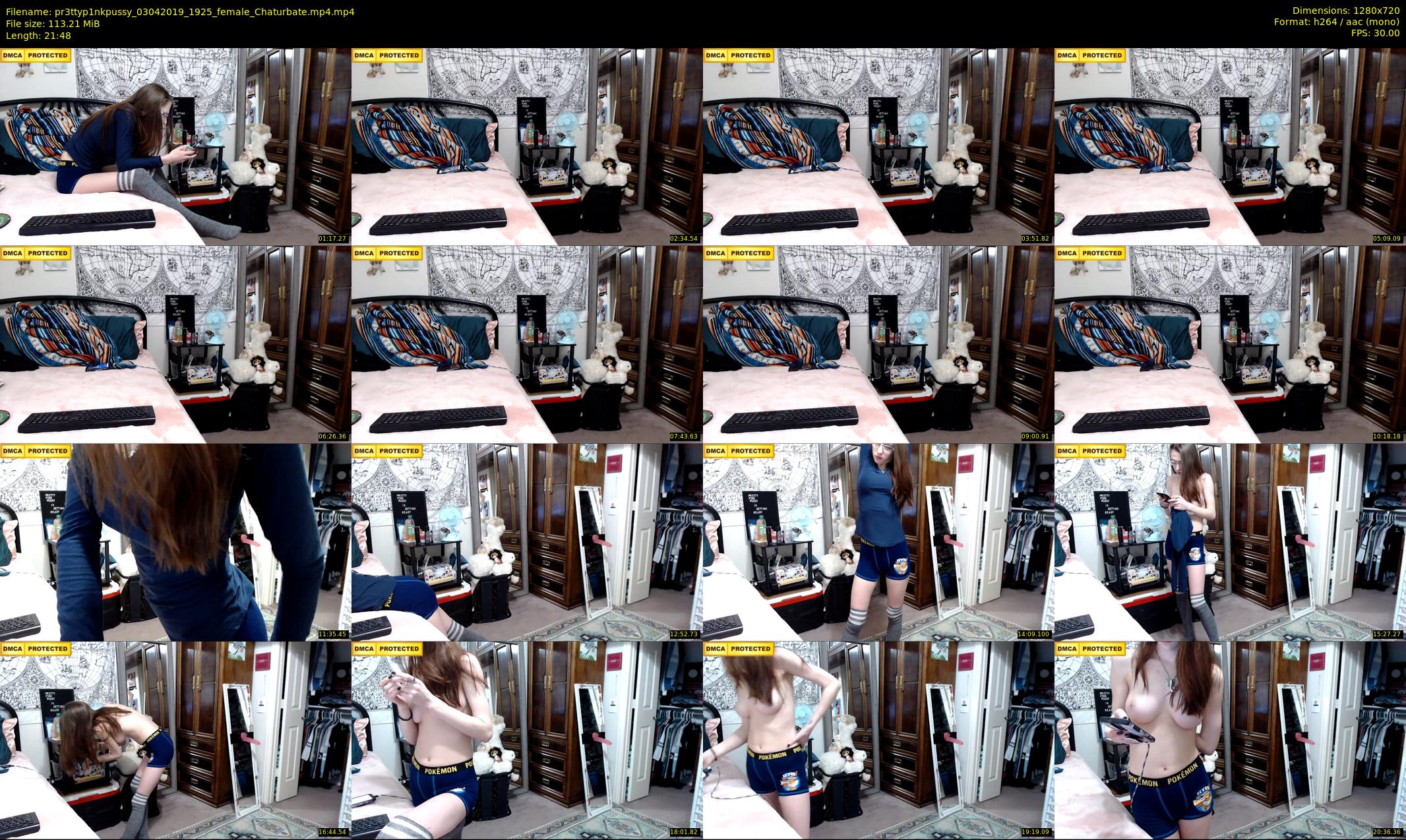 pr3ttyp1nkpussy — 22 minute Chaturbate couple cam show recording, 720p, Apr 3, 2019