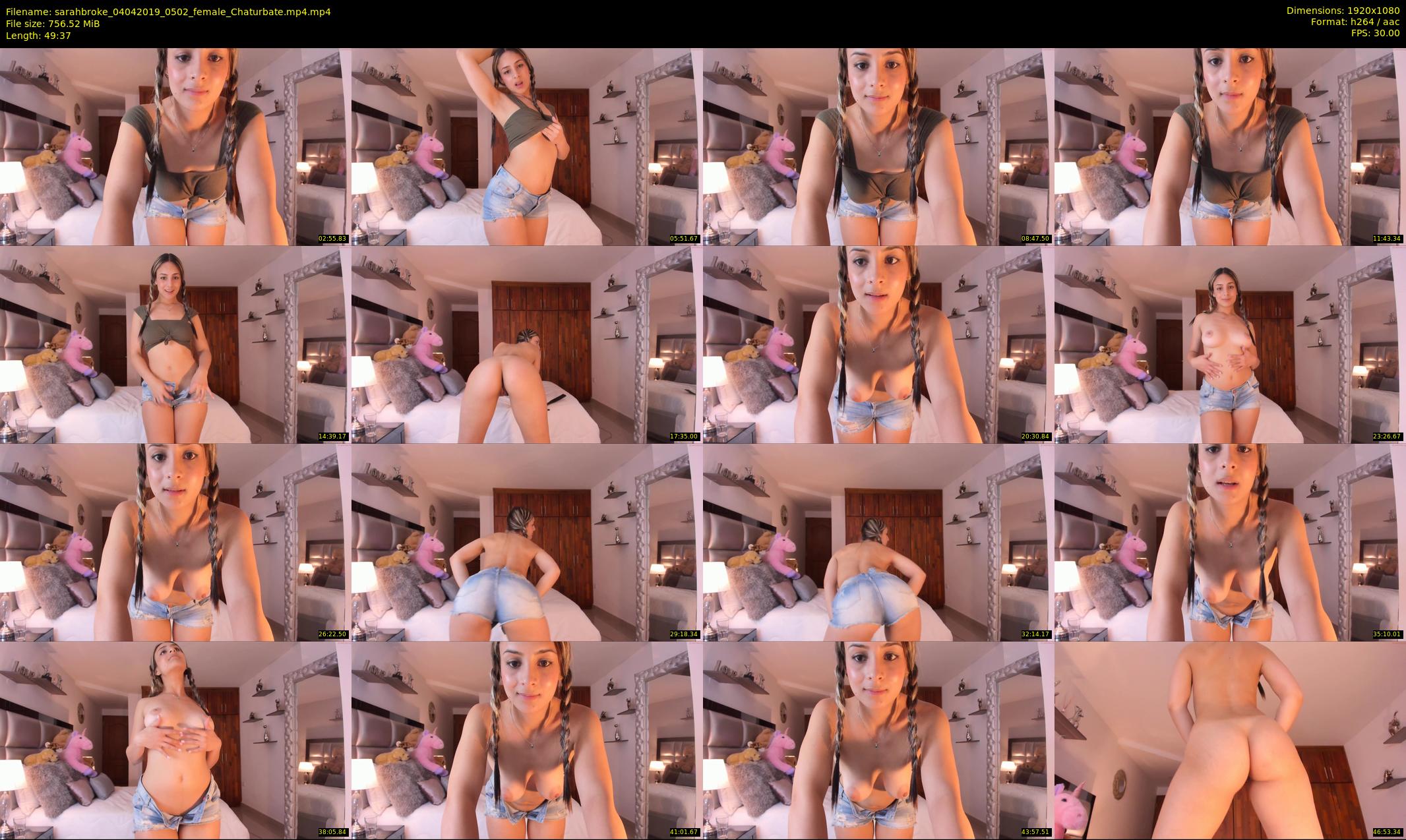 sarahbroke — 50 minute Chaturbate female cam show recording, 1080p, Apr 4, 2019