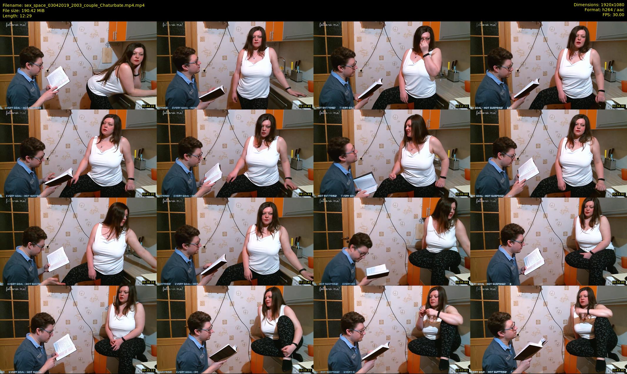 sex_space — 13 minute Chaturbate couple cam show recording, 1080p, Apr 3, 2019