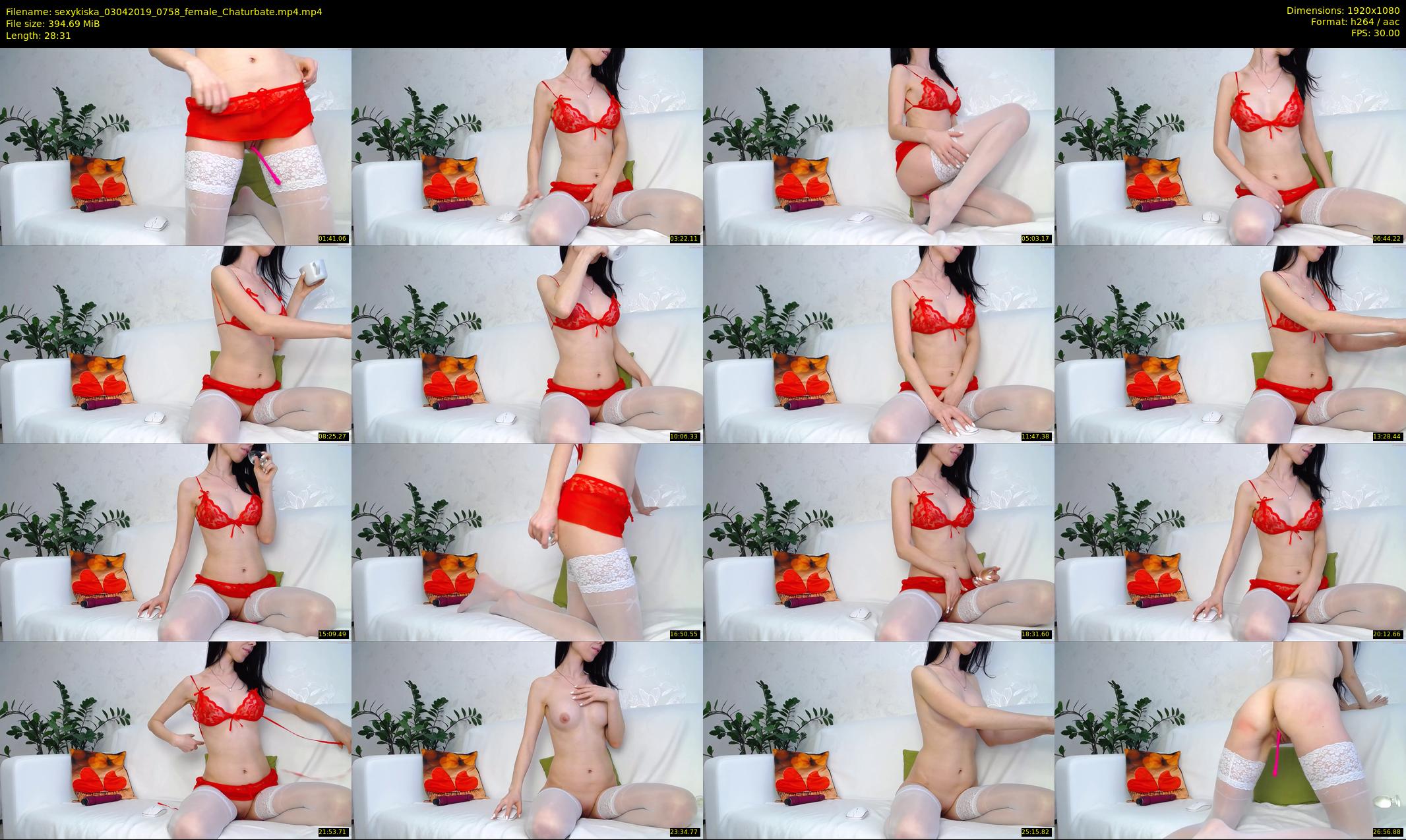 sexykiska — 29 minute Chaturbate female cam show recording, 1080p, Apr 3, 2019