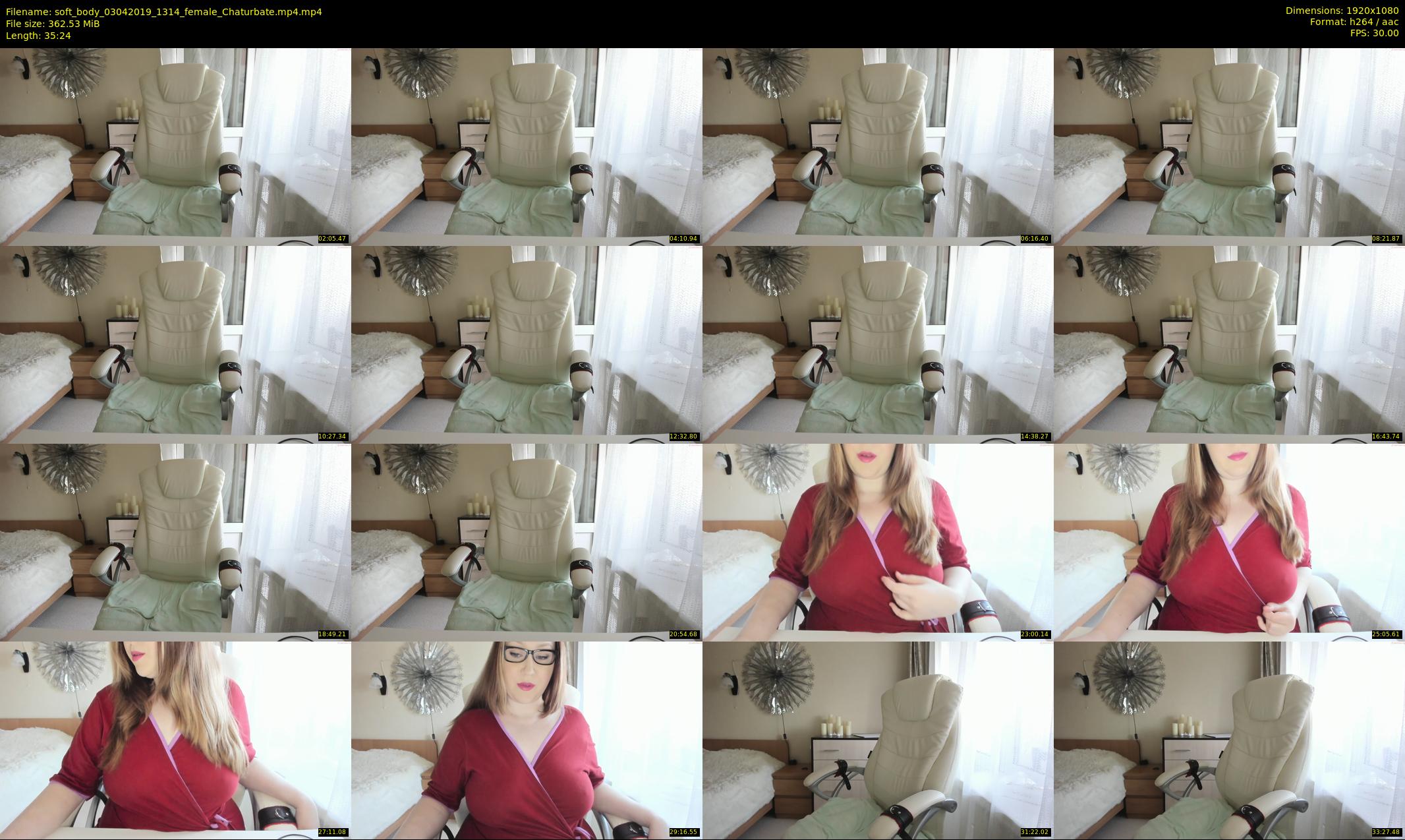 soft_body — 36 minute Chaturbate female cam show recording, 1080p, Apr 3, 2019