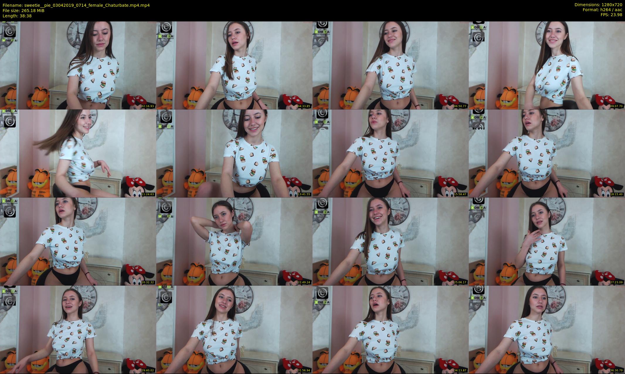 sweetie__pie — 39 minute Chaturbate female cam show recording, 720p, Apr 3, 2019