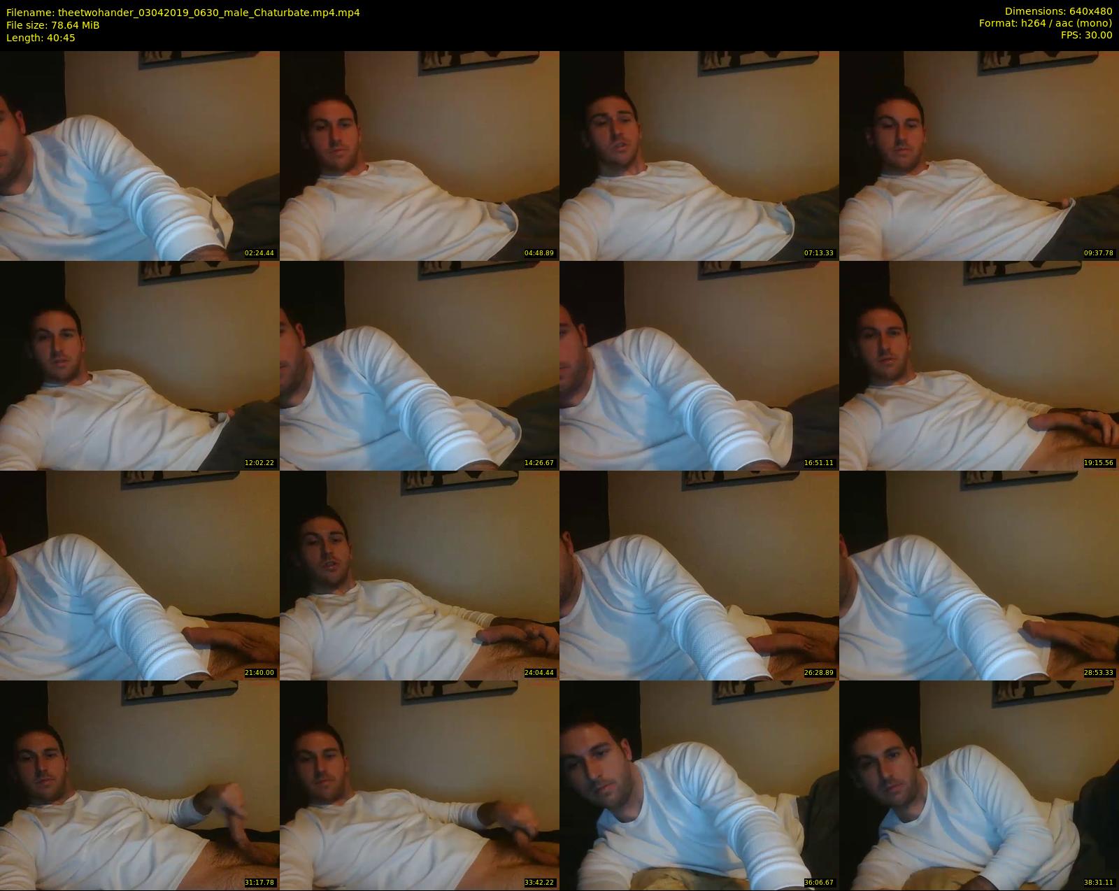 theetwohander — 41 minute Chaturbate male cam show recording, 480p, Apr 3, 2019