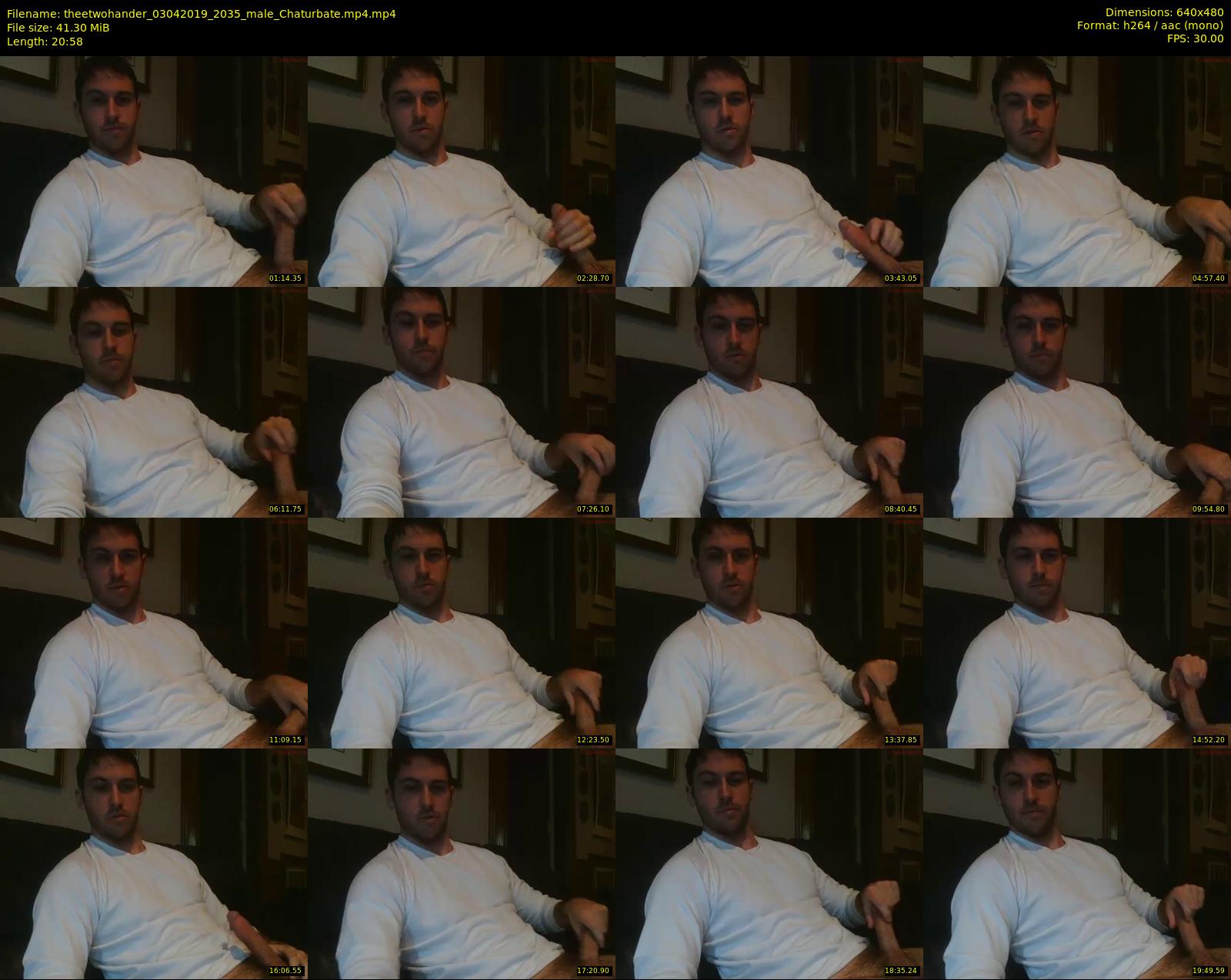 theetwohander — 21 minute Chaturbate male cam show recording, 480p, Apr 3, 2019