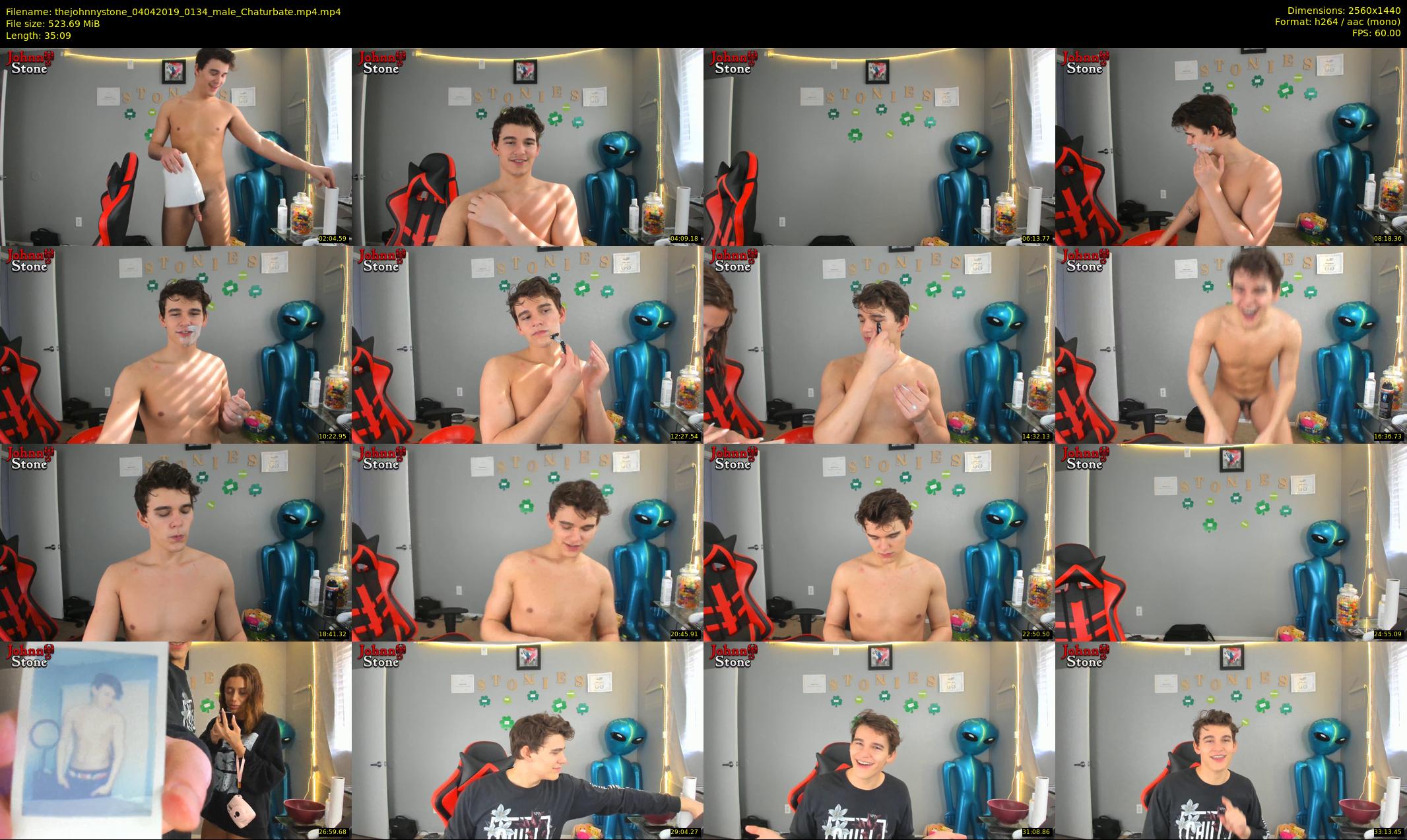 thejohnnystone — 36 minute Chaturbate male cam show recording, 1080p, Apr 4, 2019