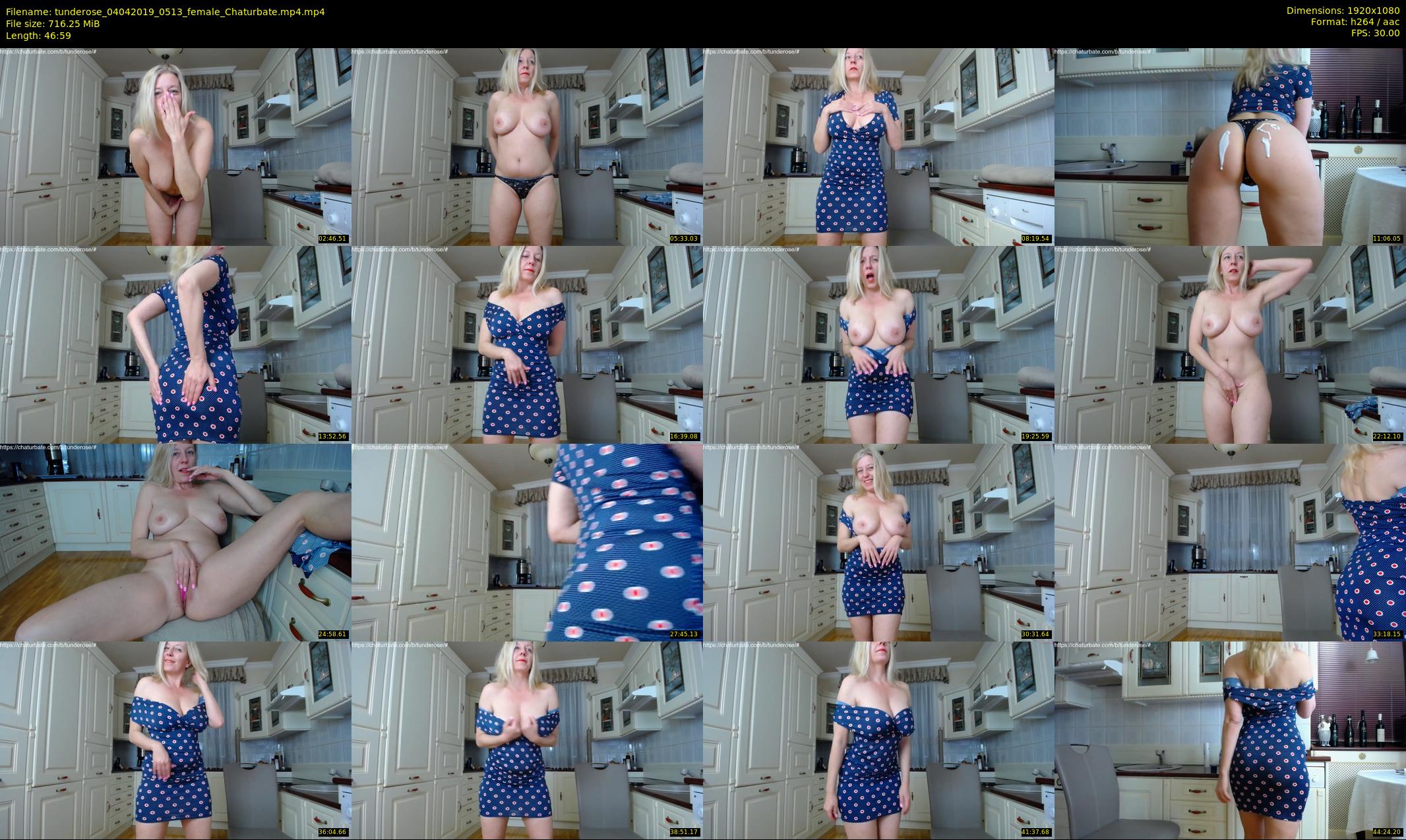 tunderose — 47 minute Chaturbate female cam show recording, 1080p, Apr 4, 2019