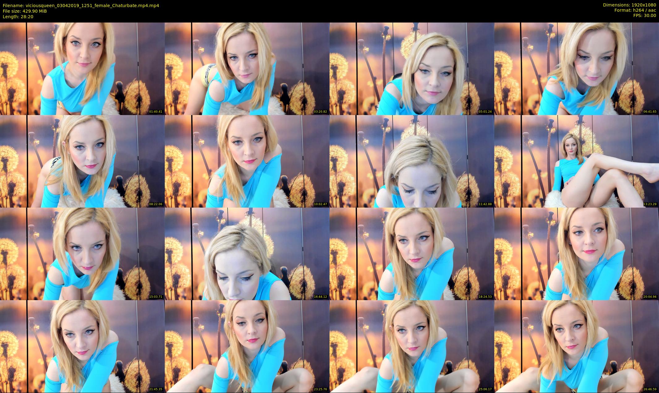 viciousqueen — 29 minute Chaturbate female cam show recording, 1080p, Apr 3, 2019