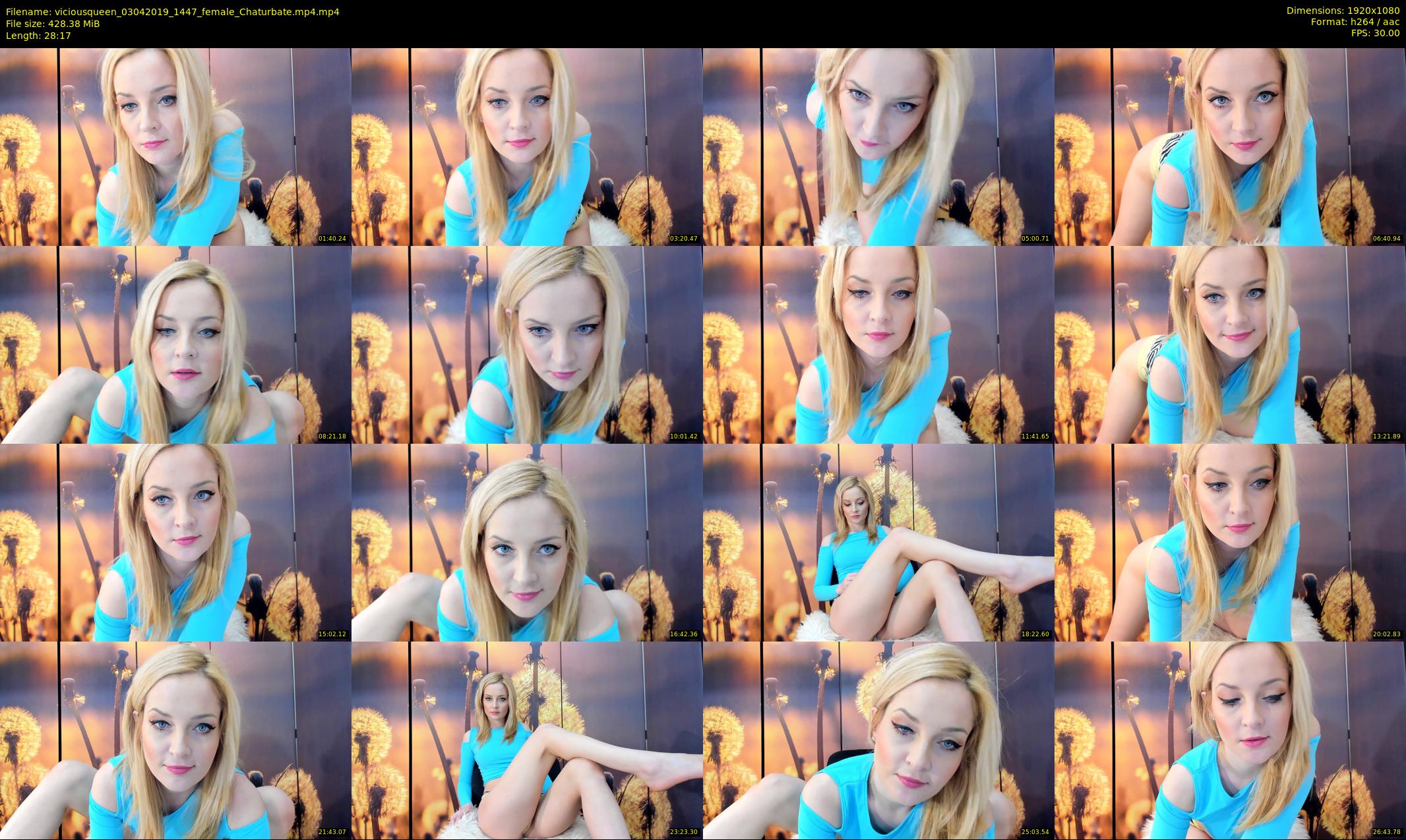 viciousqueen — 29 minute Chaturbate female cam show recording, 1080p, Apr 3, 2019